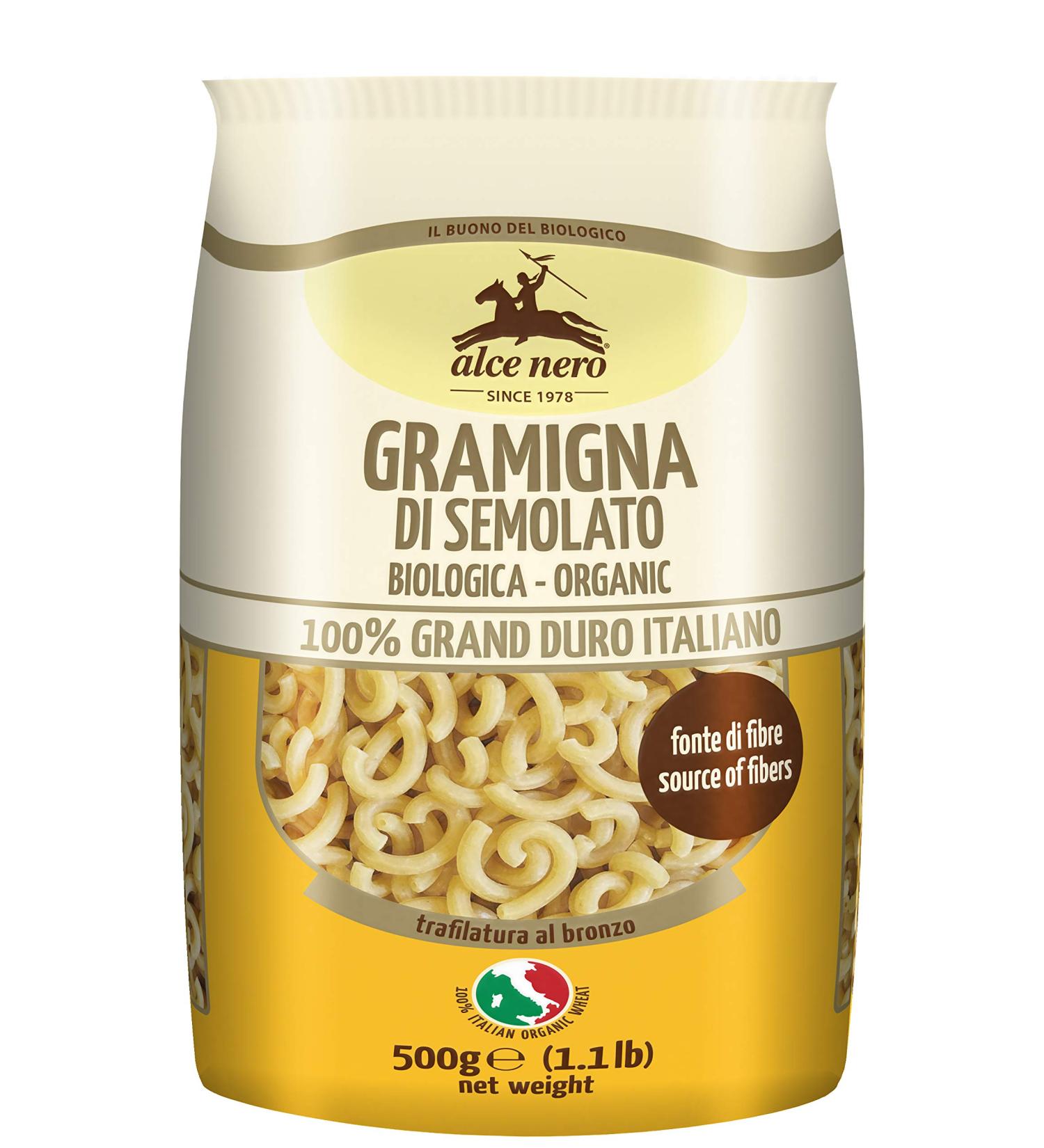  Alce Nero Gramignac Semi Integral Bio Alice Nero 500 g (083996) - Buy Online on GoSupps.com