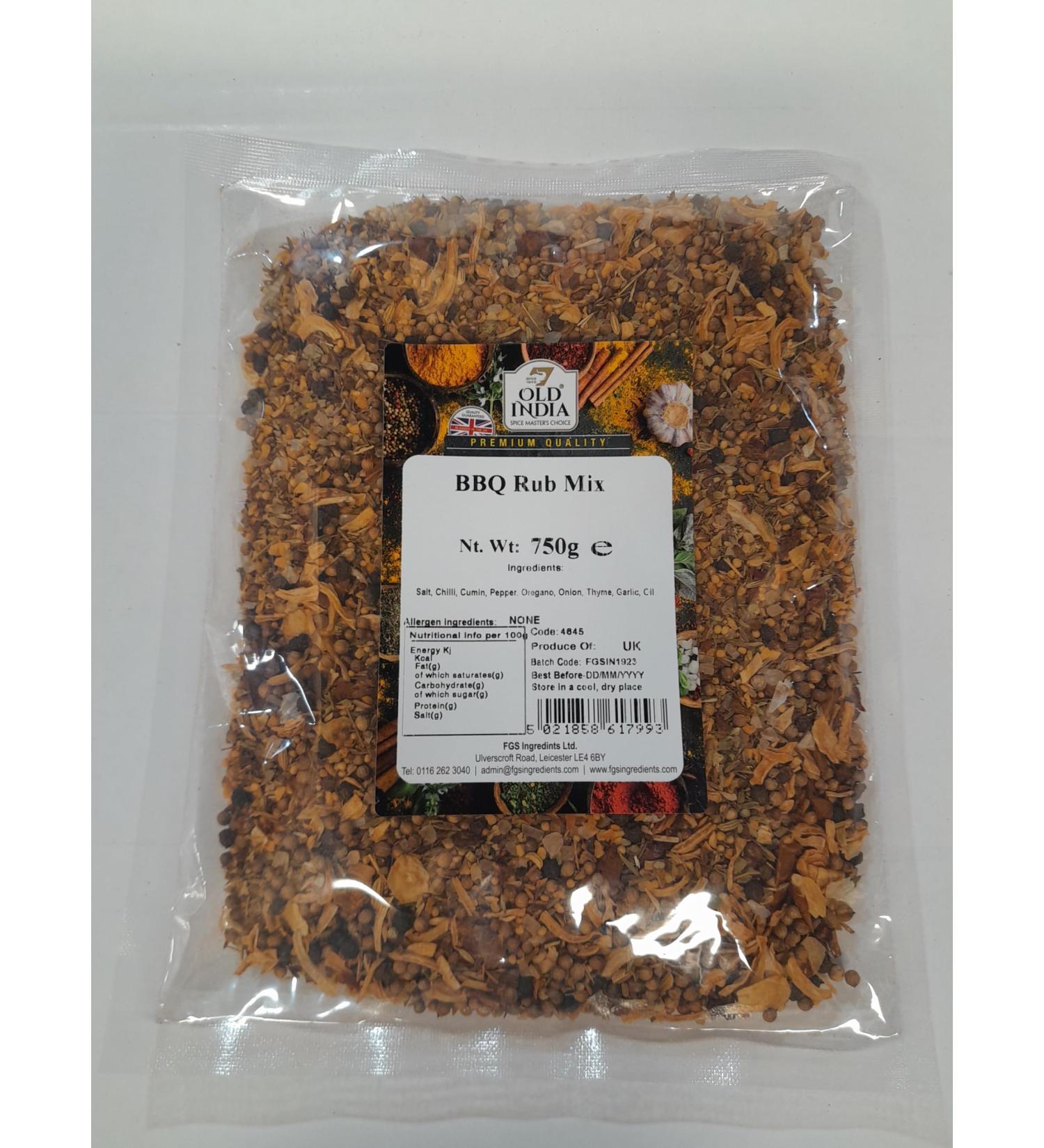 Old India BBQ Rub Mix 750g