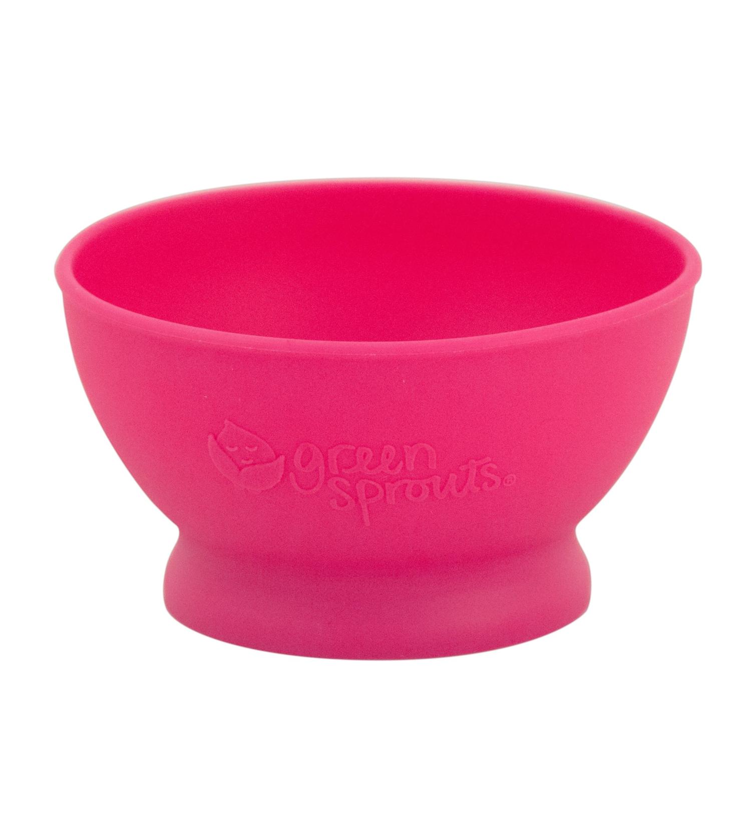 Green Sprouts Pink Feeding Bowl for 6+ Months â€“ Baby Feeding Essentials - Buy Online on GoSupps.com