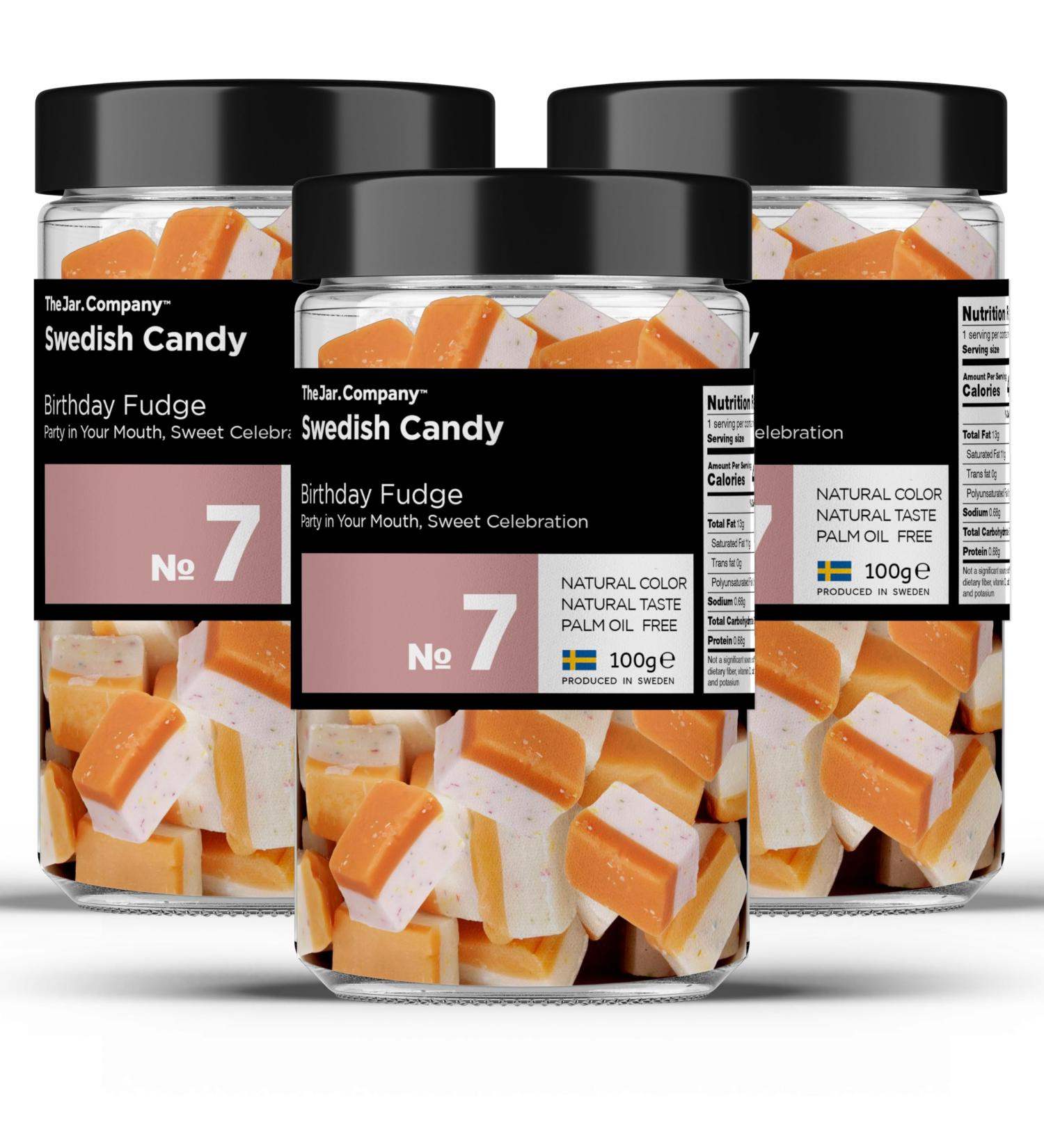 TheJar.Company - Swedish Candy - 7 - Birthday Fudge