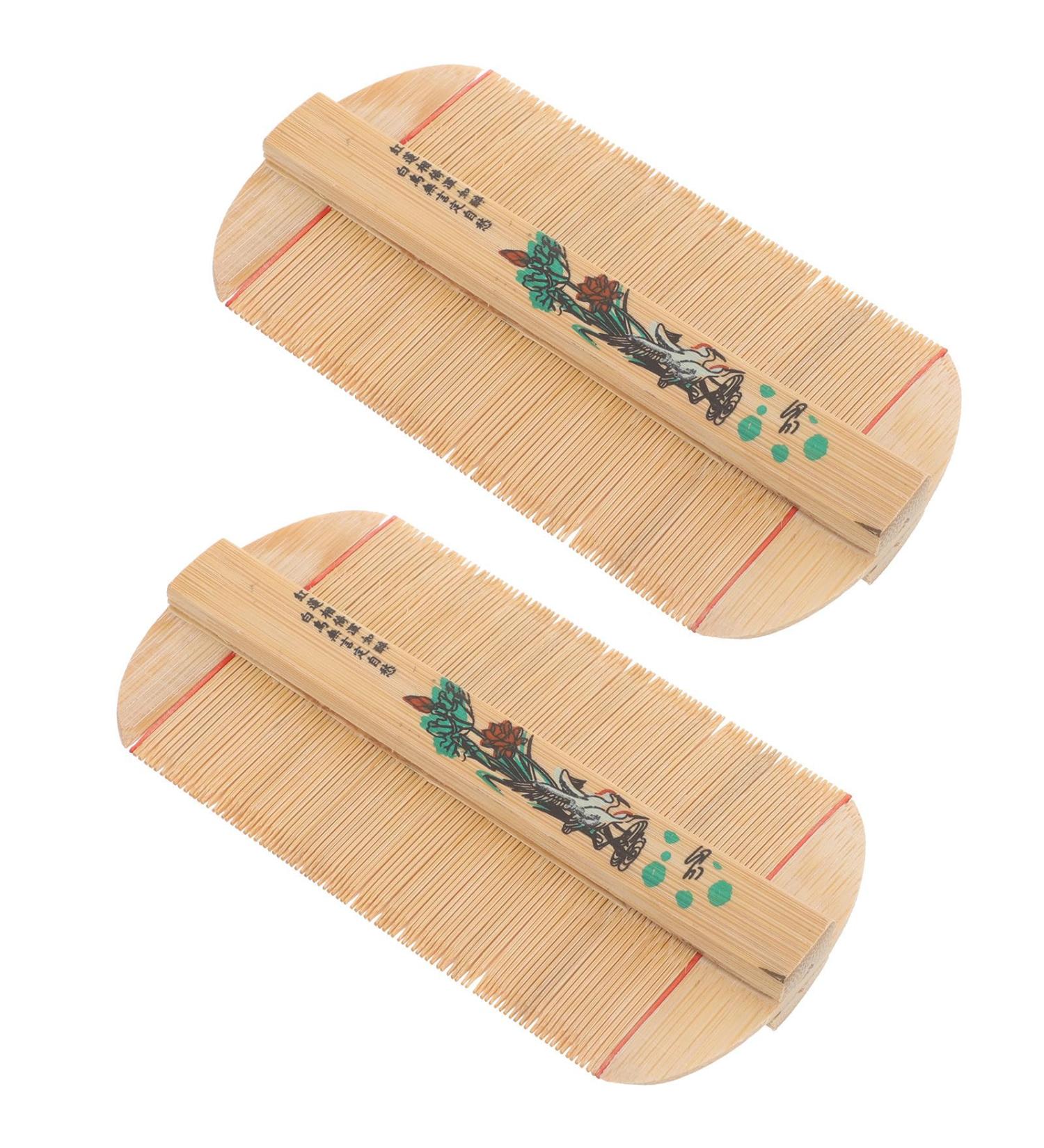 VICASKY 2 pi ces Peigne Dents Bambou Anti-pelliculaire Stimulant la Circulation Sanguine pour Chevelu pour Gar on Fille et Adultes Lot - Buy Online on GoSupps.com