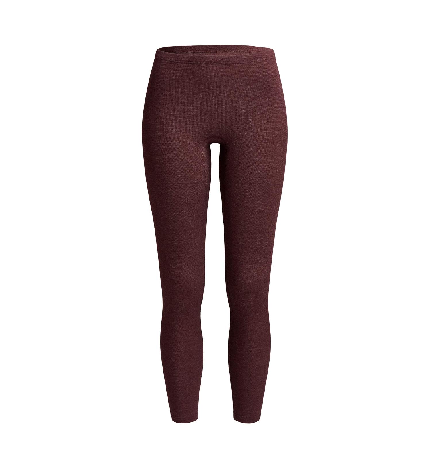 Con-TA Women's Thermal Leggings - Cotton Long Trousers Insulating Underwear in Burgundy & Black Sizes 36/XS to 50/4XL - Buy Online on GoSupps.com