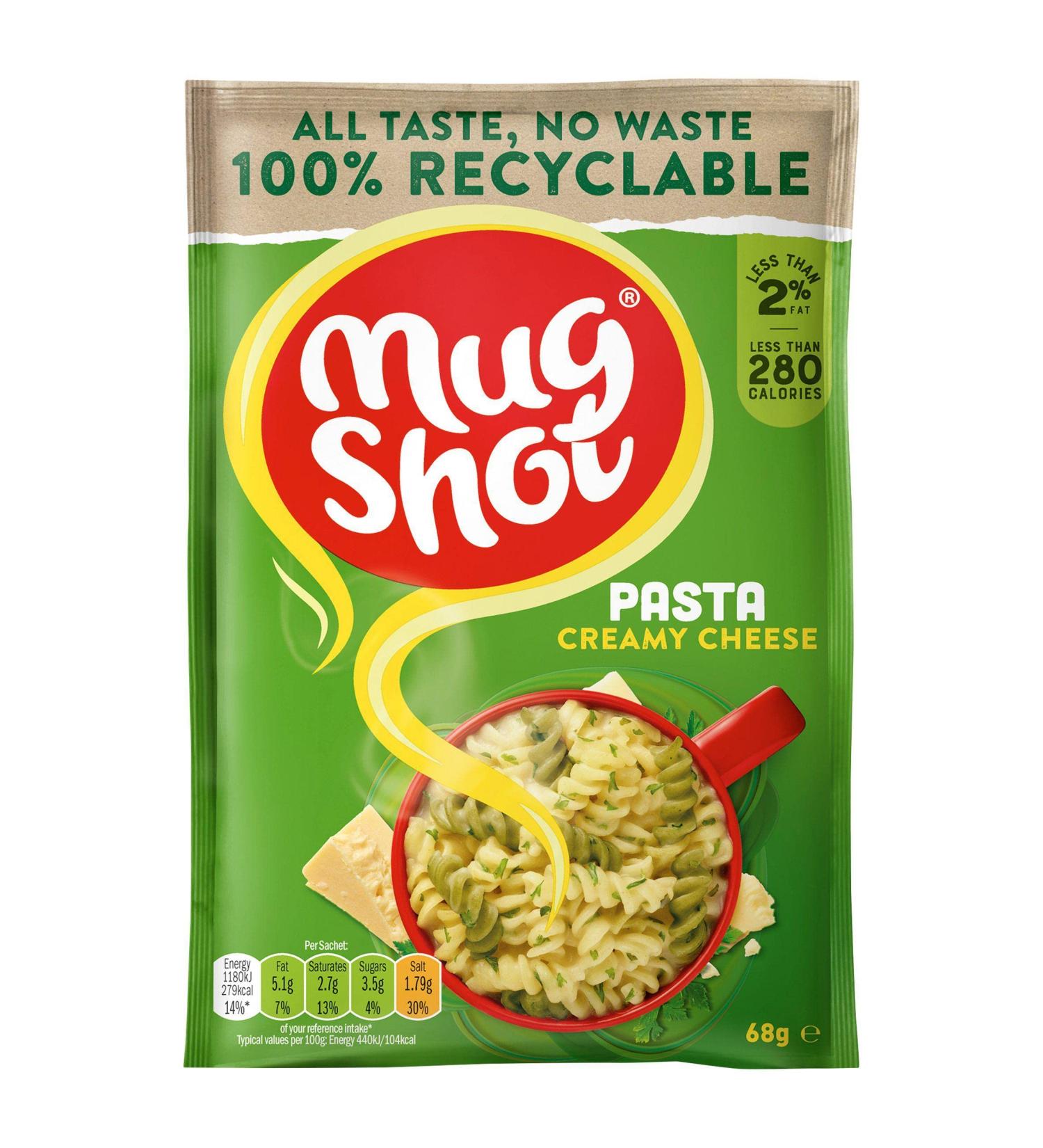 Mugshot Creamy Cheese Pasta 68 g