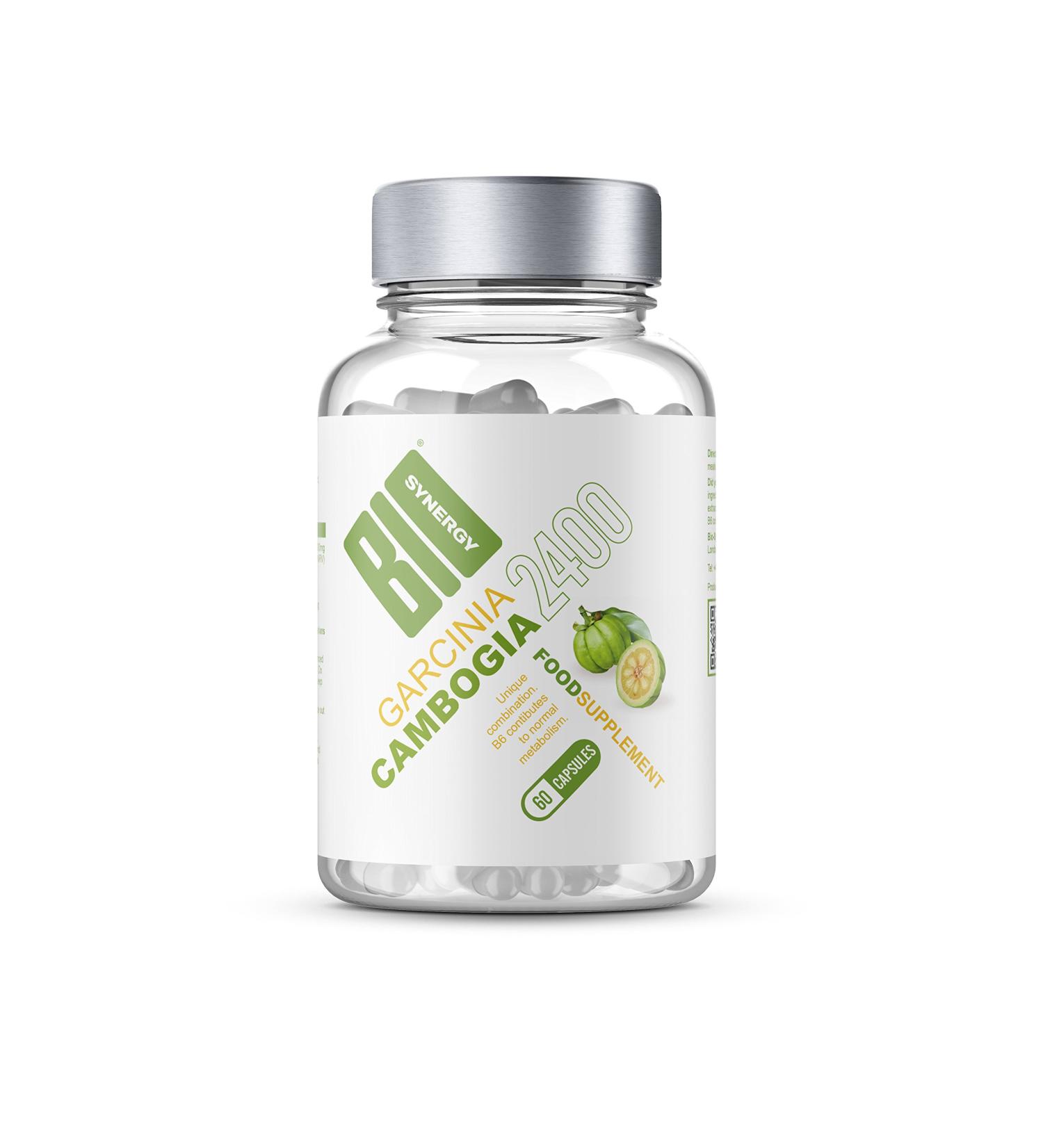 Bio-Synergy Garcinia Slimming Capsules - 100% Natural with Vitamin B6 - Research Backed (60 Capsules) - Buy Online on GoSupps.com