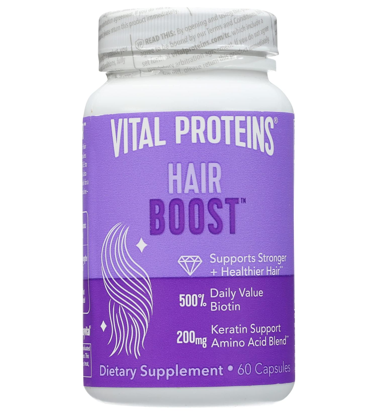 Vital Proteins Hair Boost - 60 Capsules for Healthy Hair Growth - Buy Online on GoSupps.com