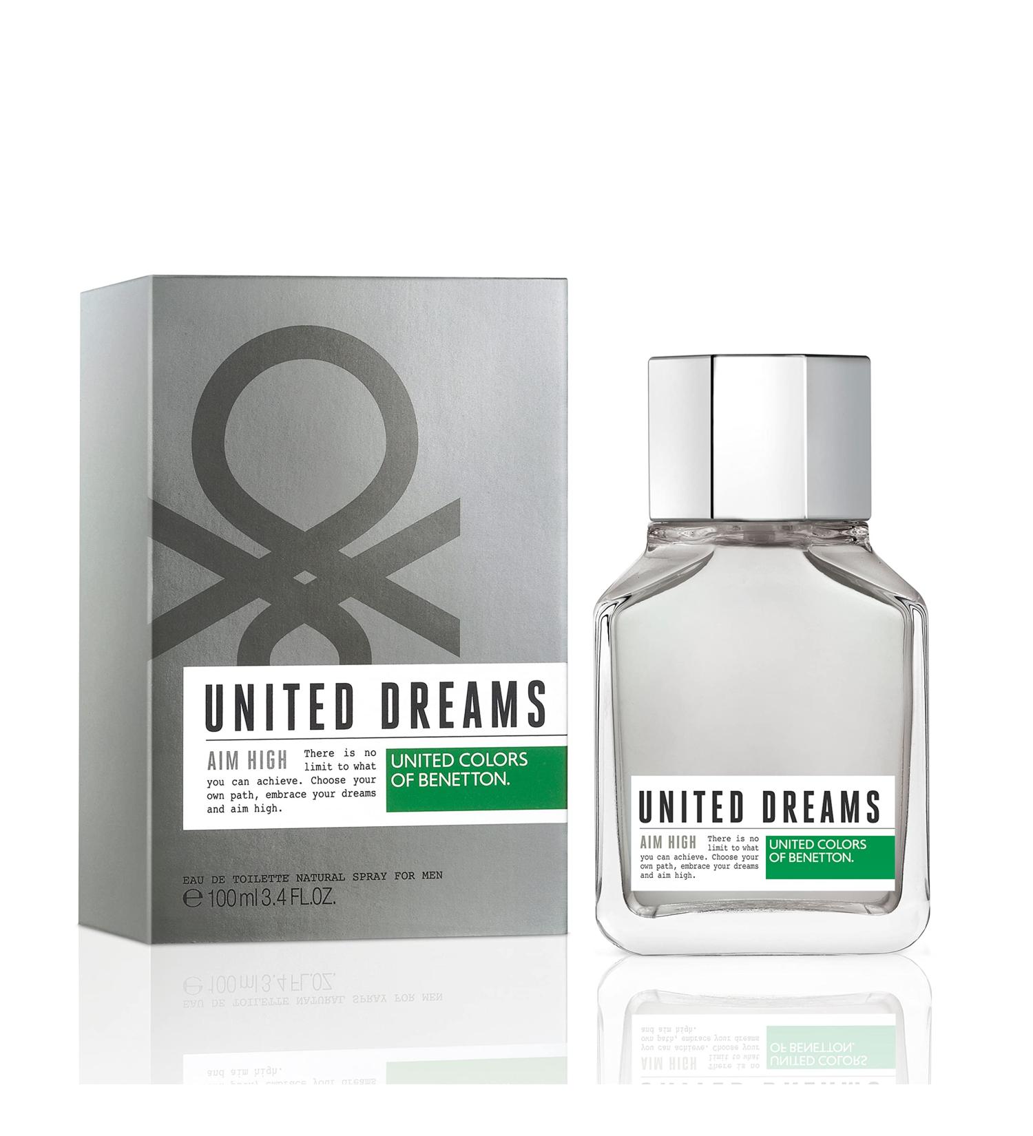 United Colors of Benetton United Dreams Eau de Toilette Spray for Men Aim High 3.4 Ounce 3.4 Fl Oz (Pack of 1) Aim High - Buy Online on GoSupps.com