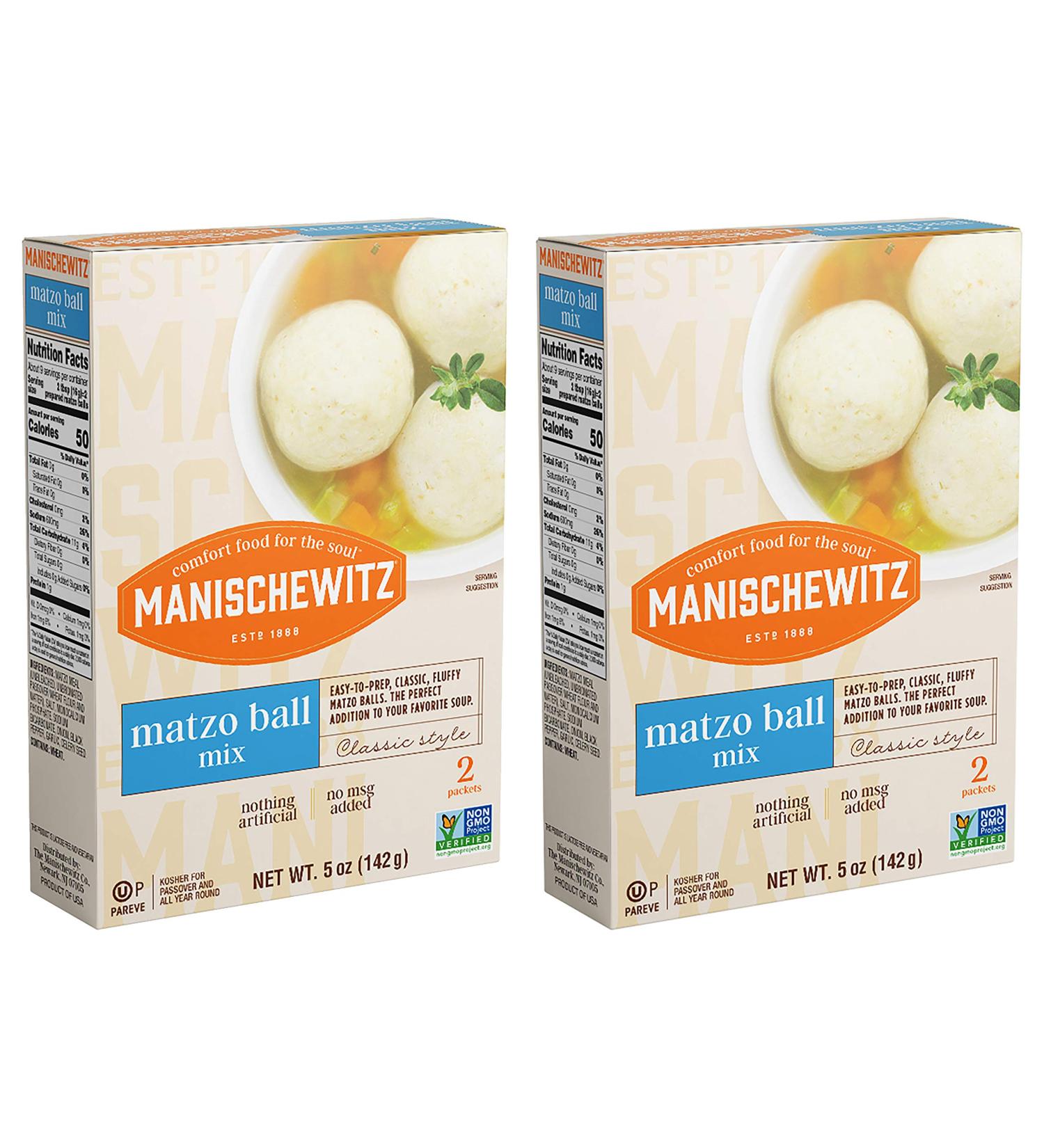 Manischewitz Matzo Ball Mix (Kosher For Passover) 5 oz - 2 Pack - Buy Online on GoSupps.com