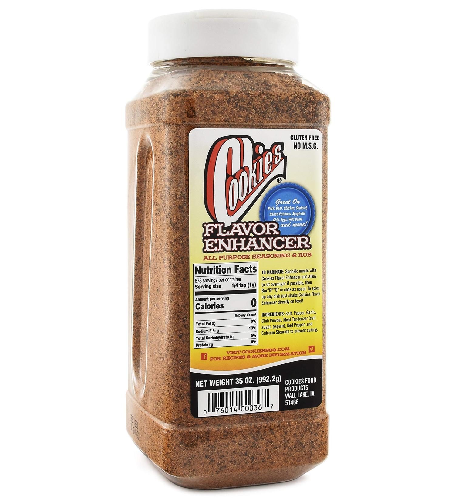 Cookies Flavor Enhancer All Purpose Seasoning - 35 oz | Enhance the Taste of Your Dishes with Our Premium Seasoning - Buy Online on GoSupps.com