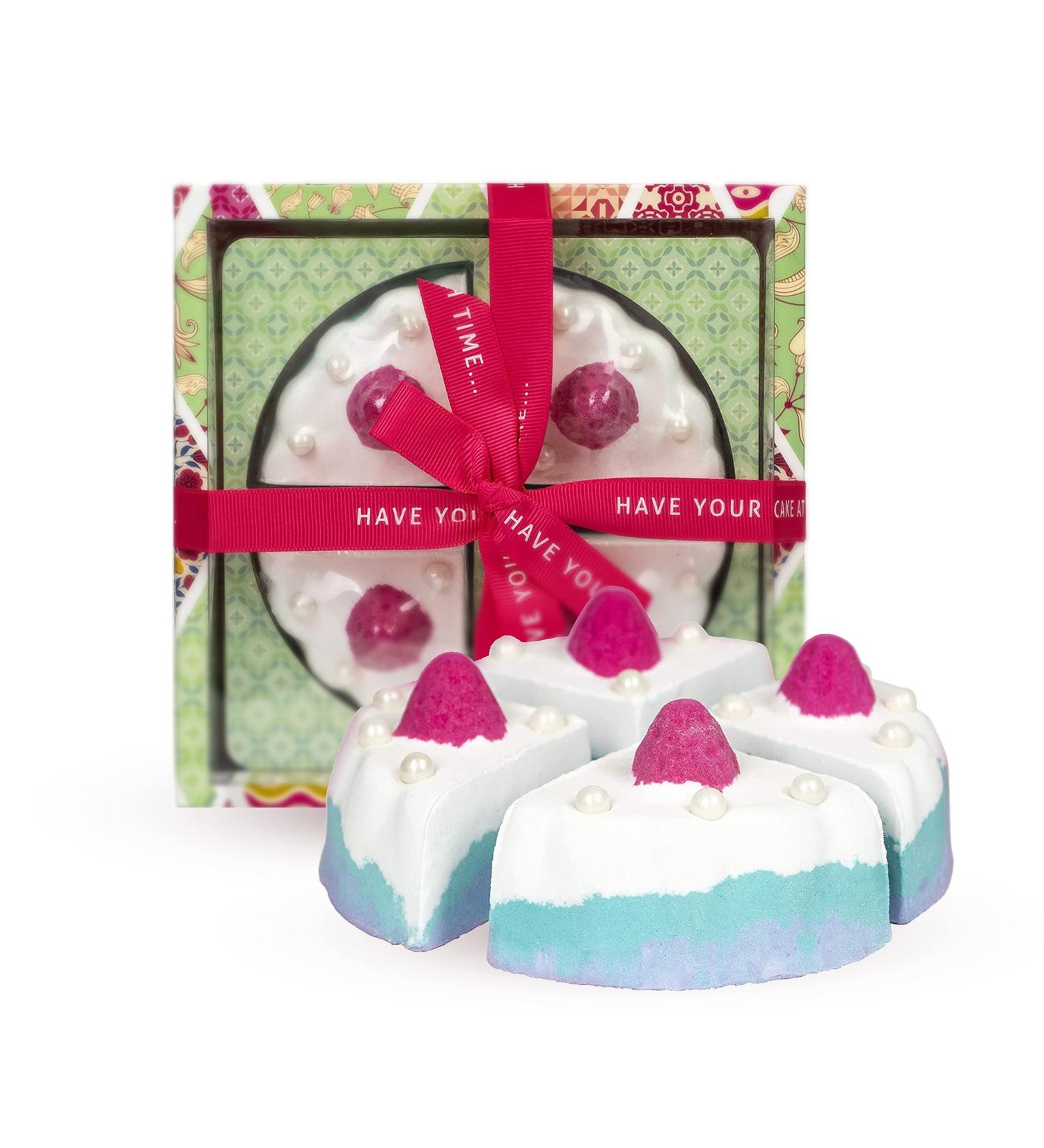 Vintage & Co Beauty Fabrics & Flowers Bath Bomb Vegan Spa Gift Set - Buy Online on GoSupps.com