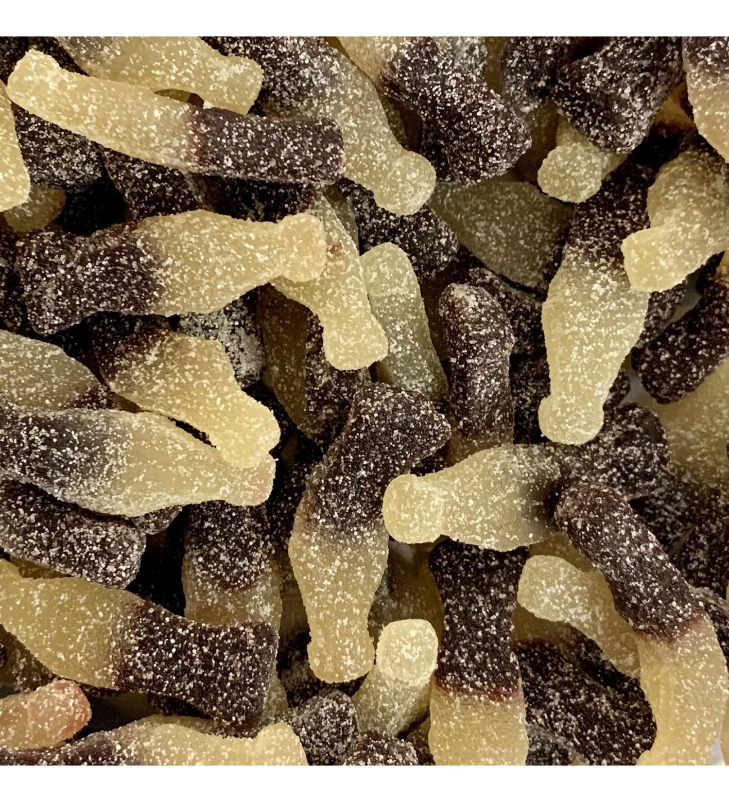 Vegan Fizzy Cola Bottles Victorian Gift Jar by The Gourmet Sweet Company