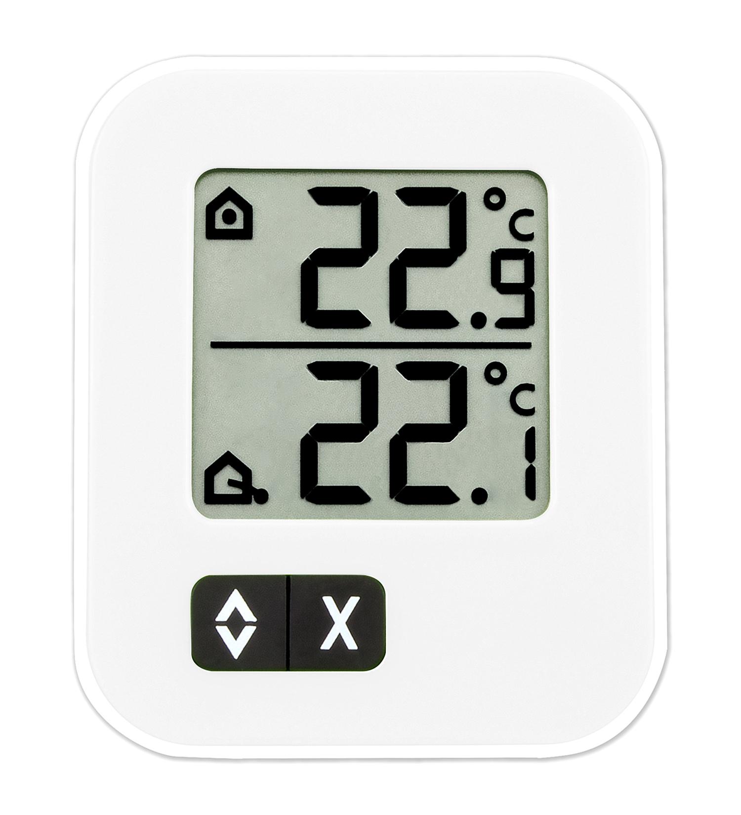 TFA Dostmann Digital Max-Min Thermometer - Accurate Temperature Measurement Compact Design | International Shipping Available - Buy Online on GoSupps.com