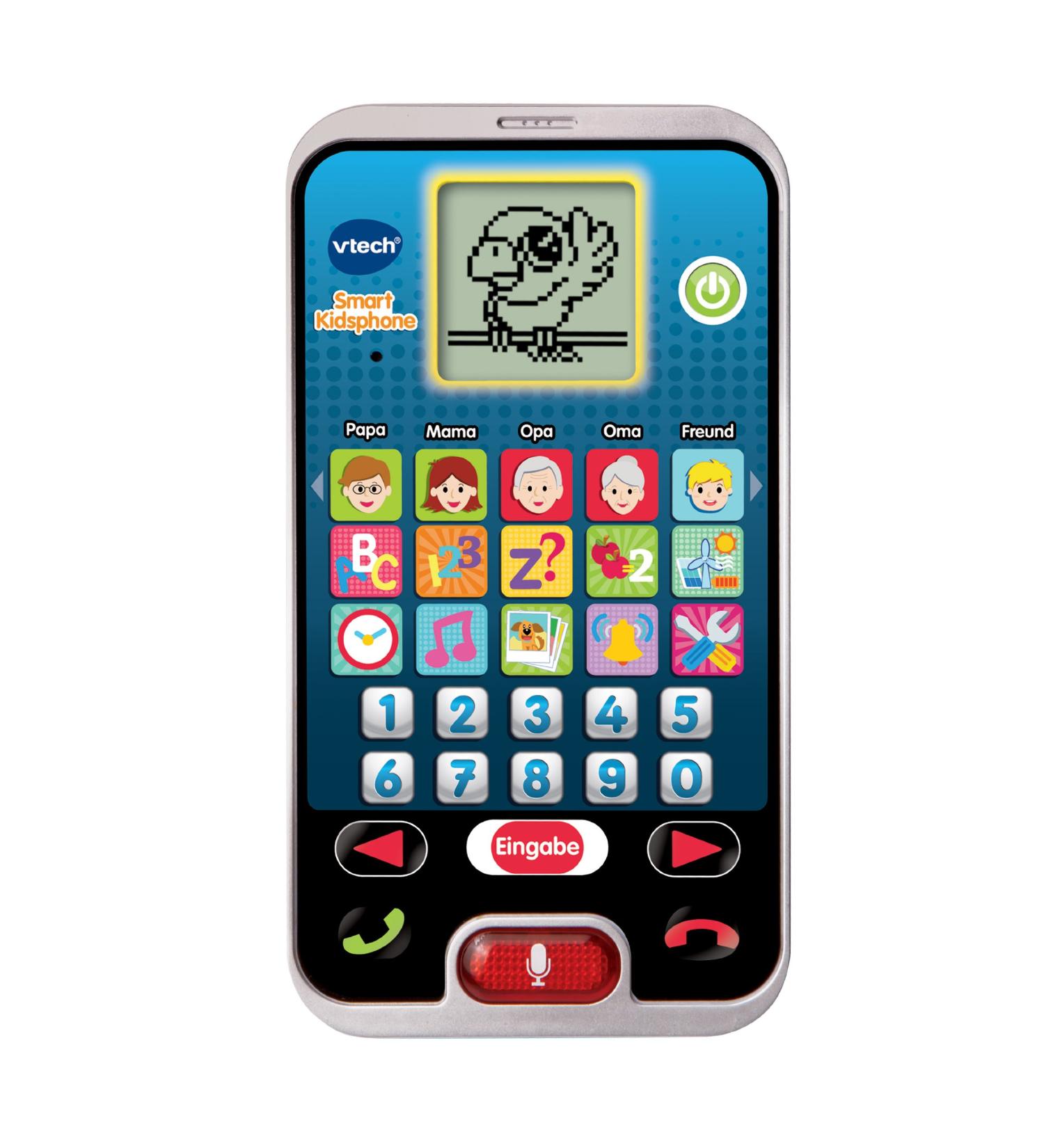 VTech Smart Kidsphone - Fun Learning Phone for 3-6 Years | Educational Games Songs & Melodies - International Shipping Available - Buy Online on GoSupps.com