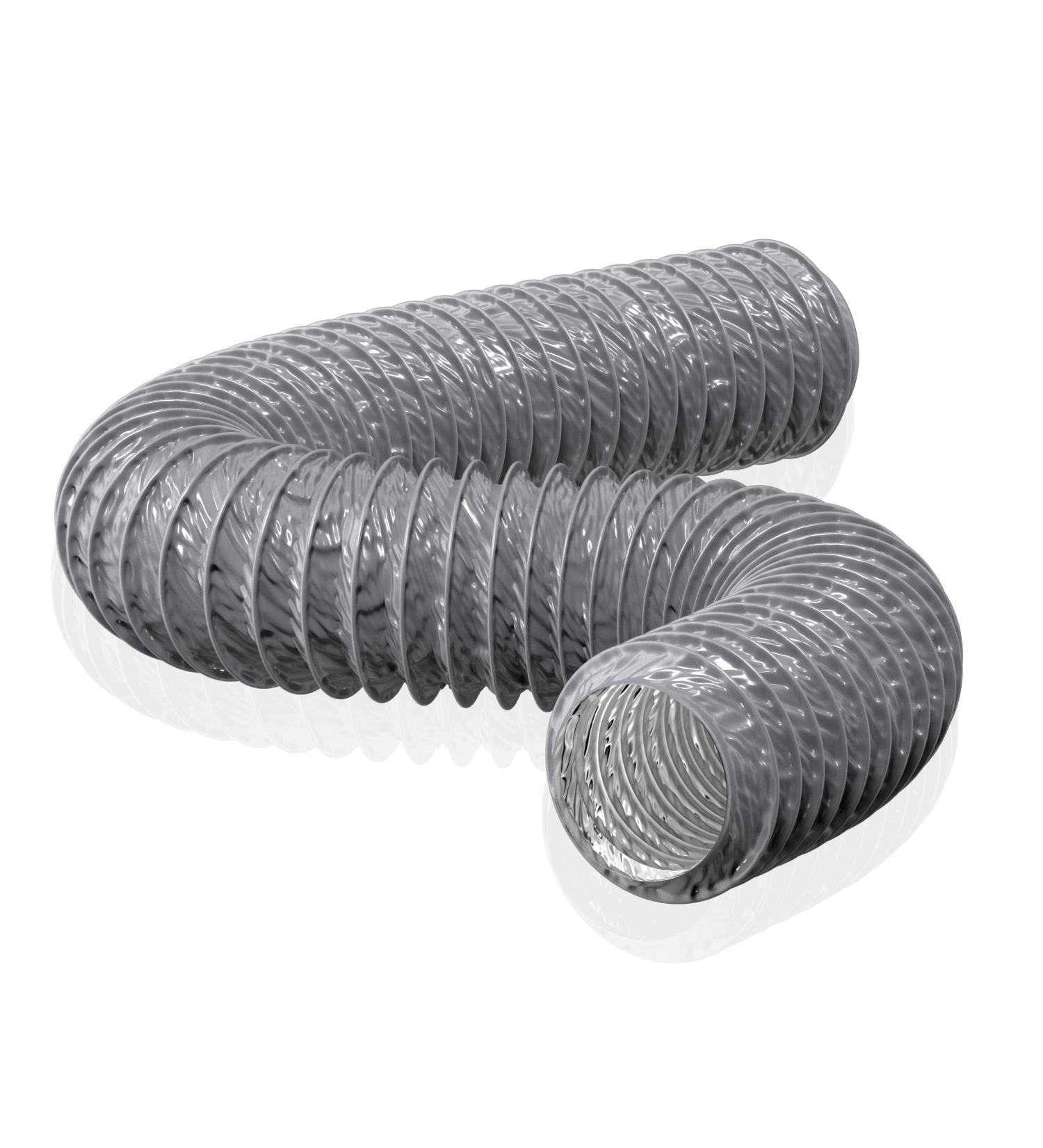 HG Power Exhaust Hose - 5M Flexible PVC Aluminum Tube | 75mm Sound Insulated Heat Resistant Ventilation Hose for Air Valves - Durable Gray Exhaust Air Tube - Buy Online on GoSupps.com