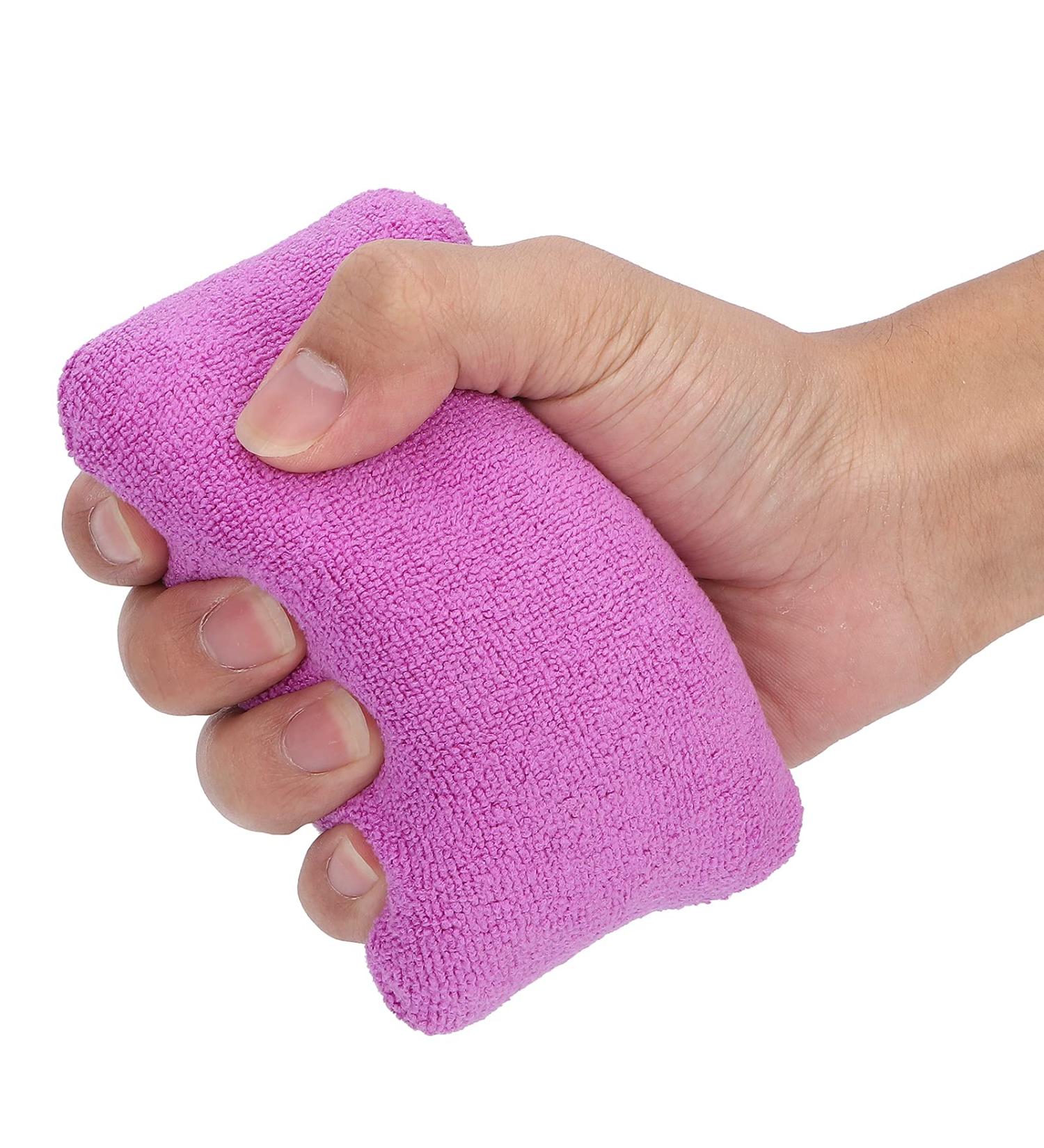 ANKROYU Finger Contracture Grip Cushion Palm Grip Cushion Hand Contracture Cushion with Elastic Strap Hand Contracture Protector for Bedridden Elderly Patients - Buy Online on GoSupps.com