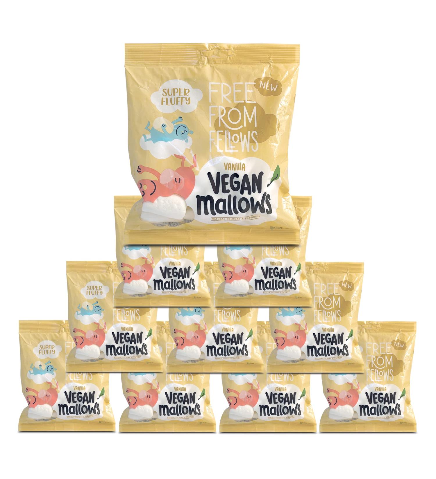  Bravura Foods Free From Fellows Vanilla Mallow 105g x 10 - Buy Online on GoSupps.com