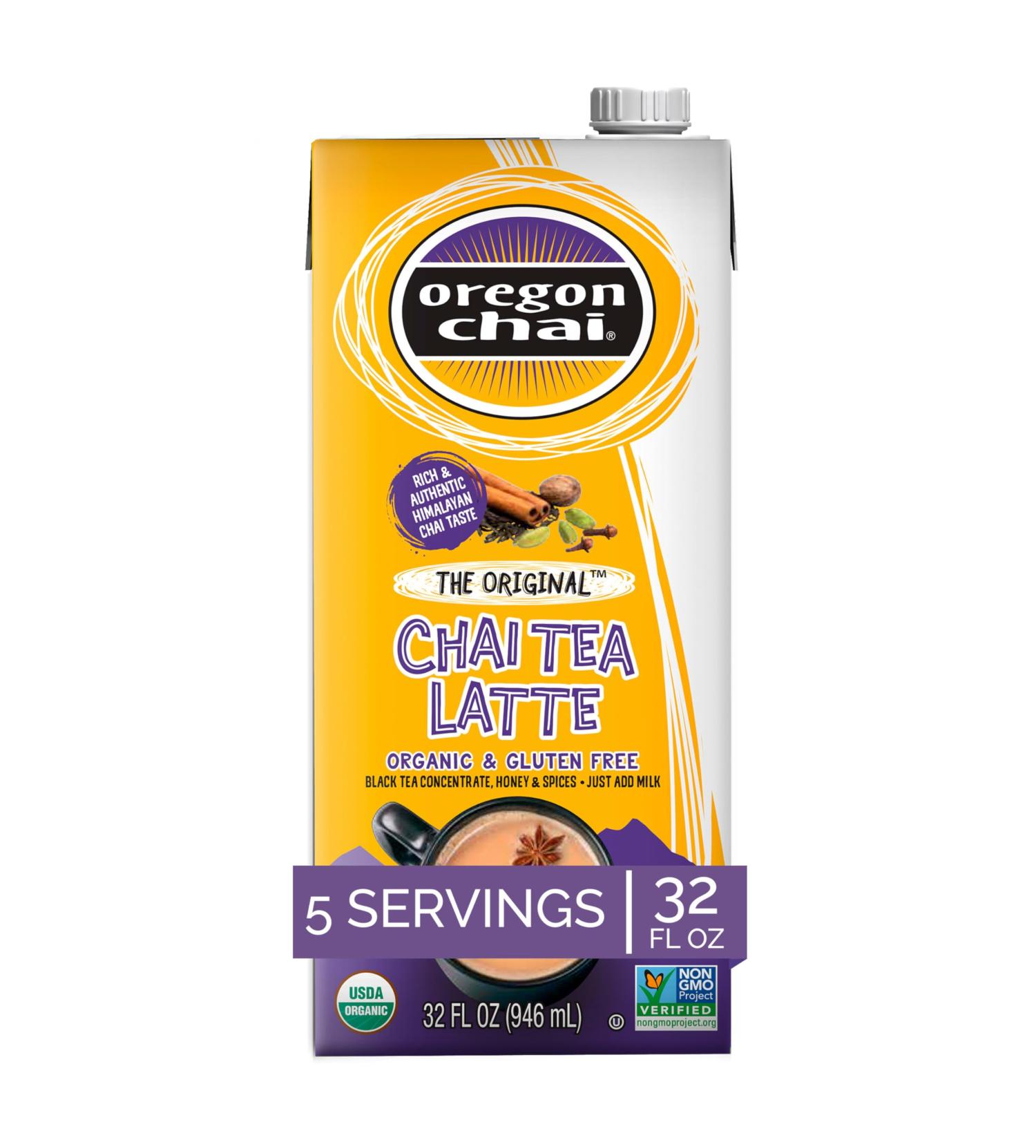 Oregon Chai Original Chai Concentr 100 ml (1 pi ce) Original 946.35 ml (Lot de 1) - Buy Online on GoSupps.com