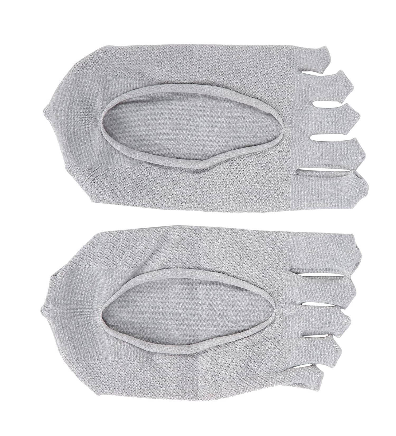 Toe Socks for Women Low Cut Polyester Socks to Absorb Sweat gray - Buy Online on GoSupps.com