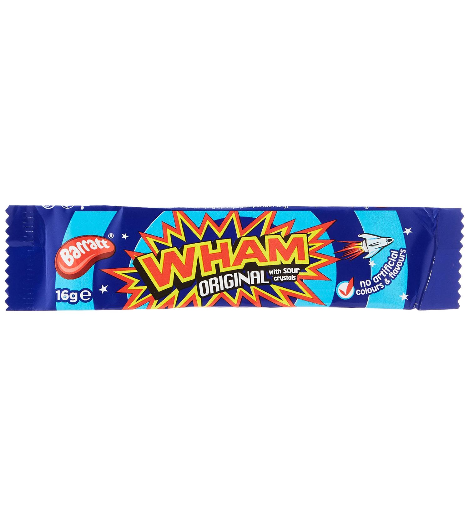 Wham Original Raspberry Chew Bars x60 - Full Box Wholesale - Buy Online on GoSupps.com