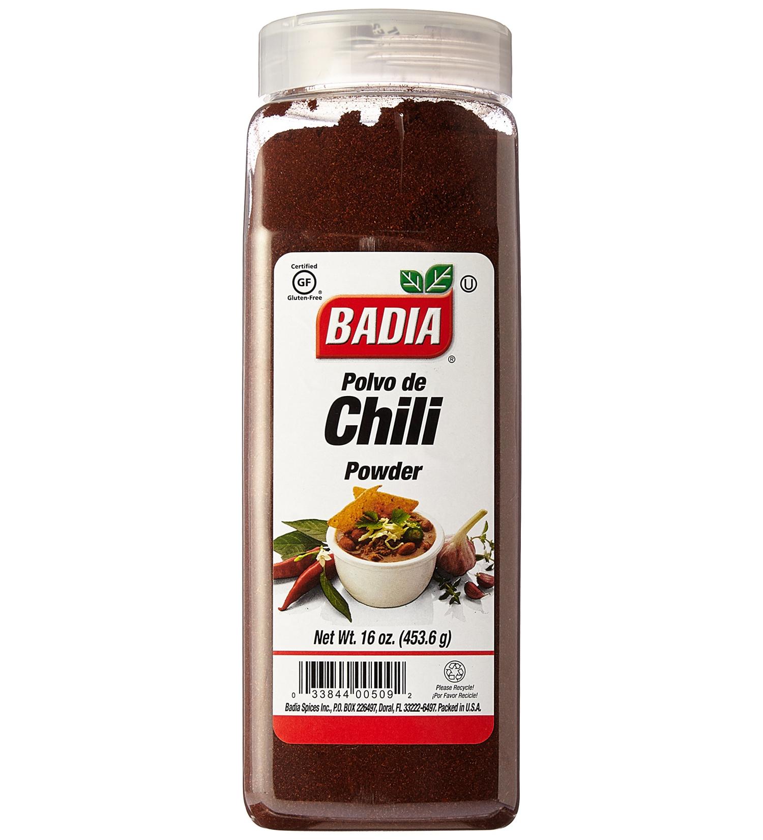 Badia Chili Powder 16 oz - Premium Quality Spice for Authentic Flavors - Buy Online on GoSupps.com