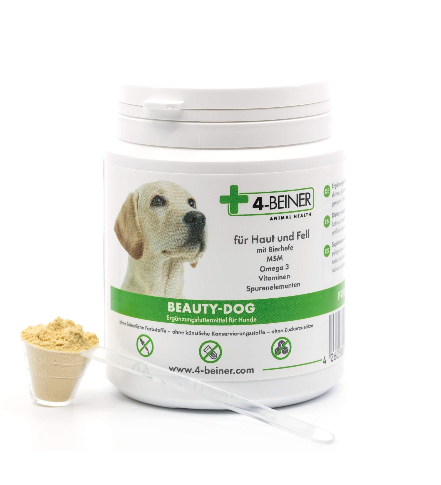 4-Legged Beauty Dog Multi-Vitamin | MSM Omega 3 B Complex & More | Premium Canine Health Formula - Buy Online on GoSupps.com