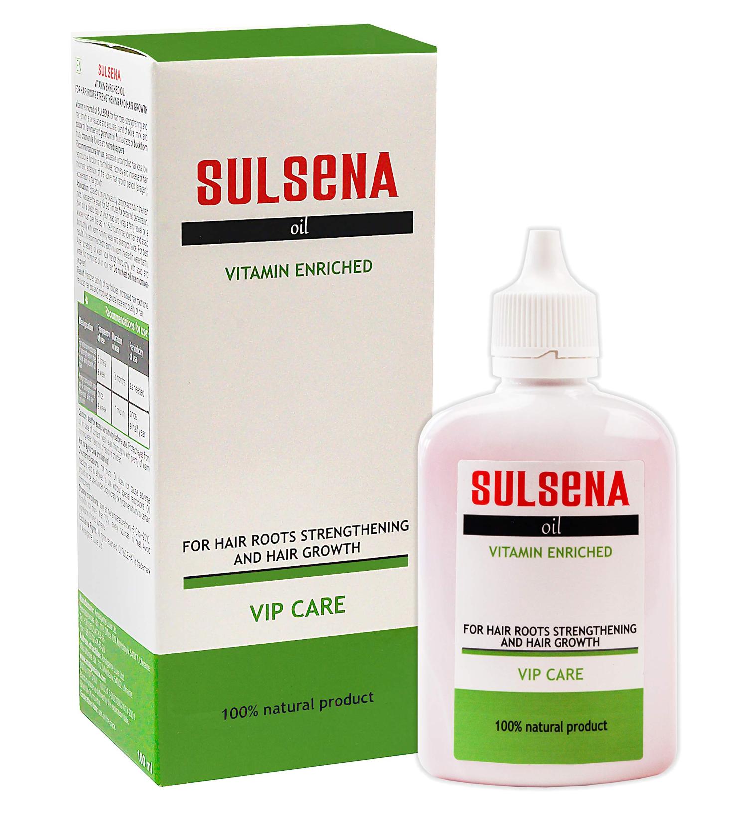 SULSENA Oil - Strengthen Hair Roots & Promote Growth - Vitamin-Enriched 100 ml - International Shipping Available - Buy Online on GoSupps.com