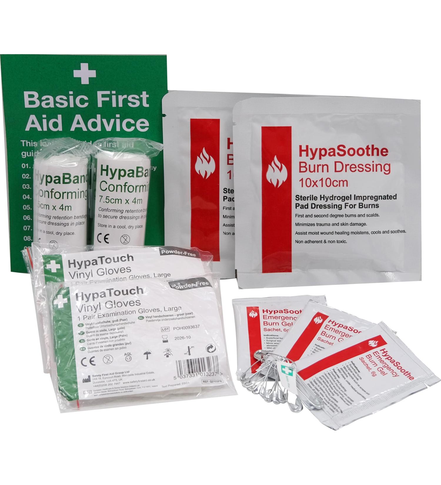 Small Burns Refill Kit - Safety First Aid R573 Burn Stop Burns - Buy Online on GoSupps.com