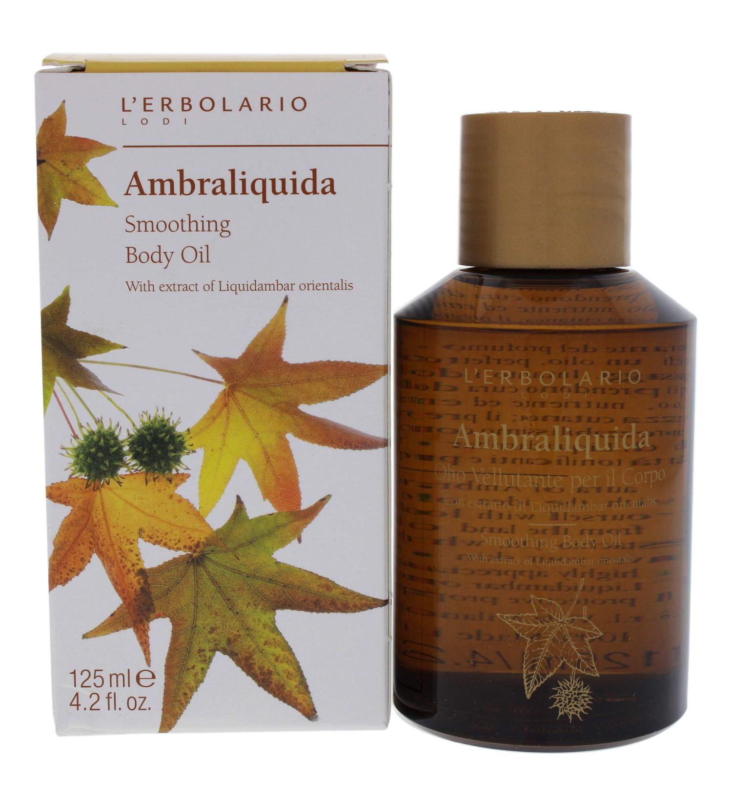 L'Erbolario Ambraliquida body oil for soft skin 1 pack (1 x 125 ml)