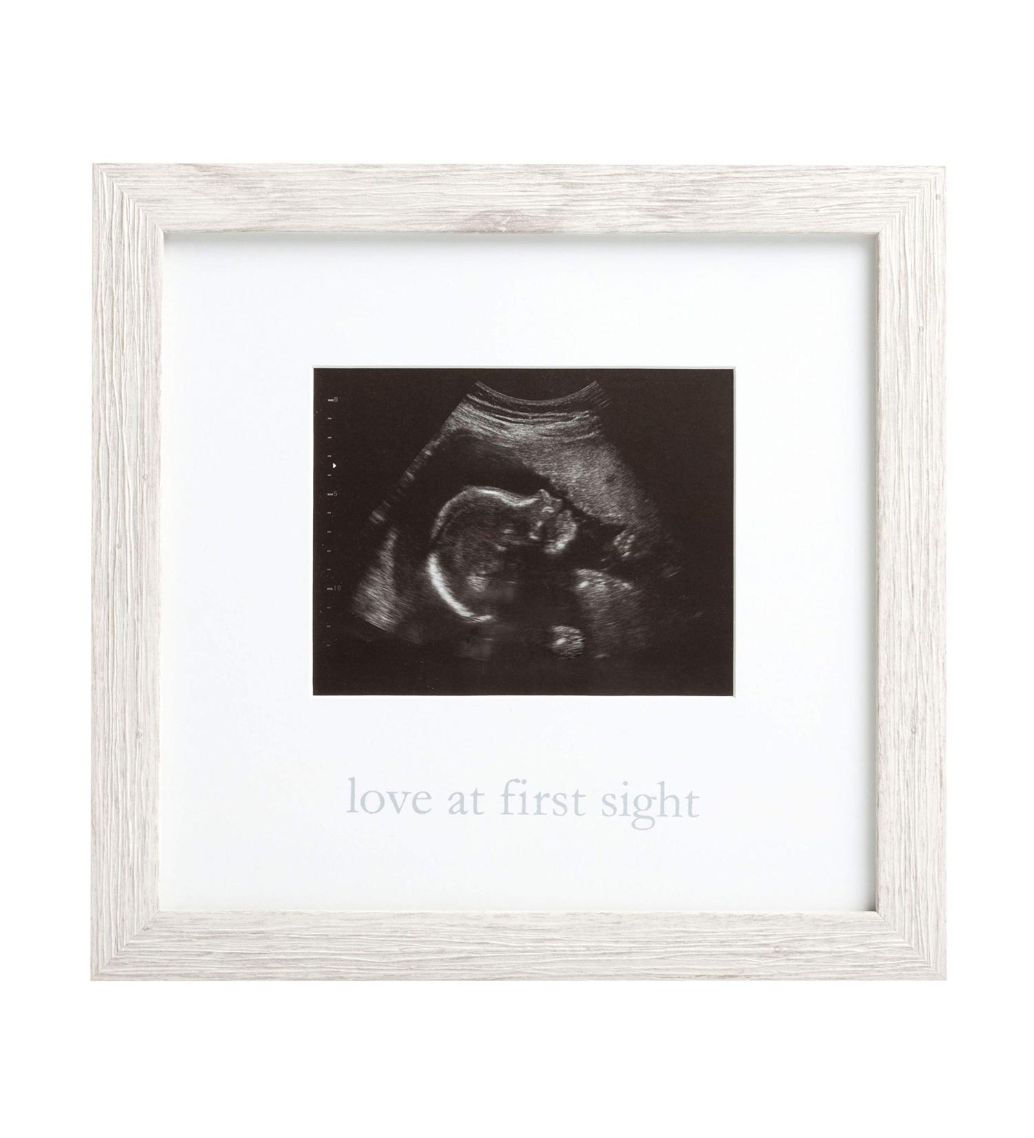 Kate & Milo Rustic Sonogram Picture Frame - Gender-Neutral Nursery Dcor - Mothers Day Keepsake Gift - Buy Online on GoSupps.com