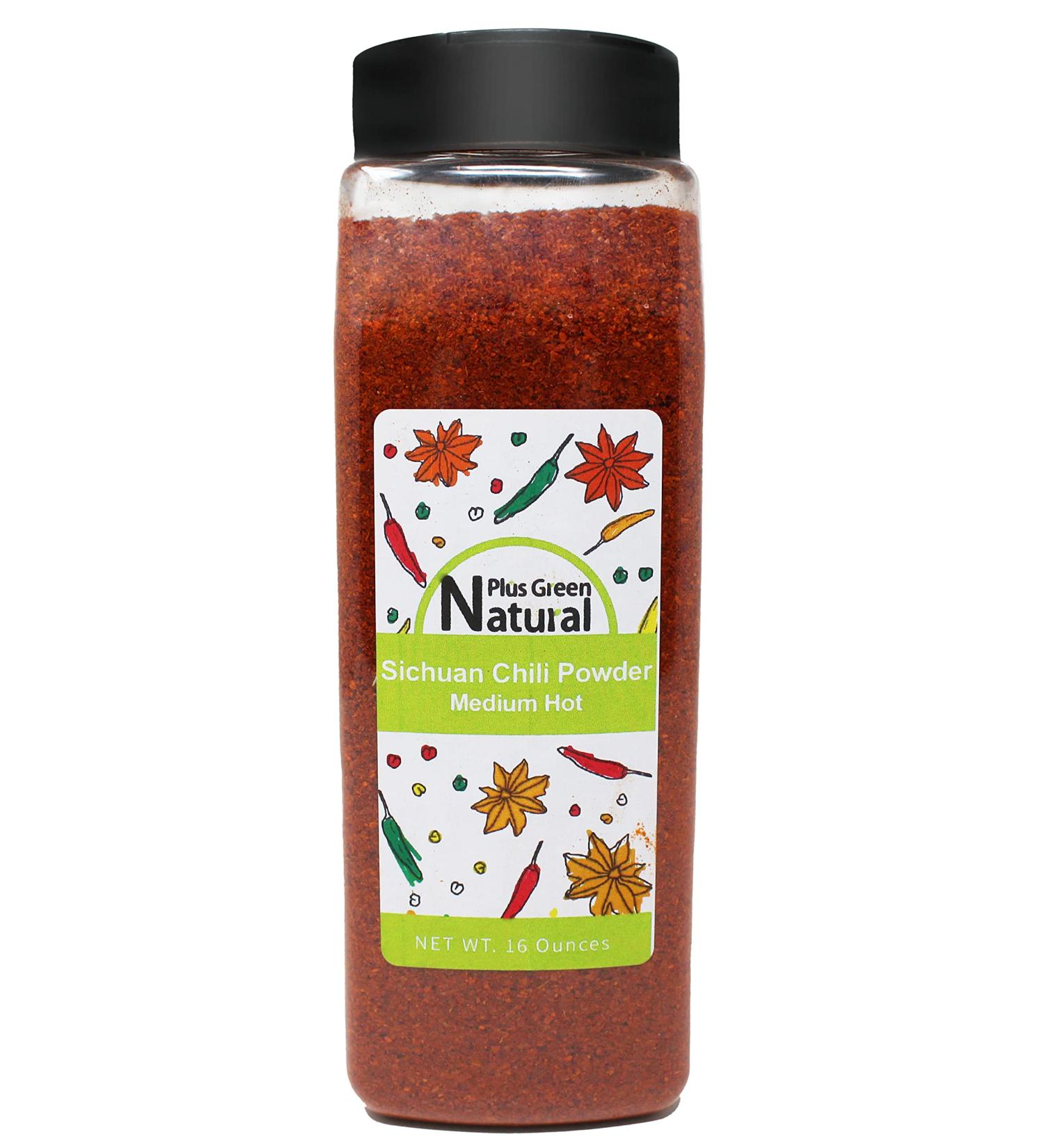 Szechuan Chili Powder 16oz - Medium Hot Crushed Red Pepper Flakes for Kimchi, Chili Oil & Stir-fry - 1LB Bulk Spice Seasoning for Pizza, Salads, BBQ & Tacos - Buy Online on GoSupps.com