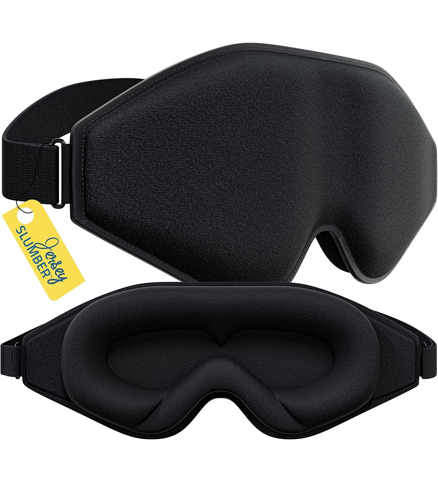 Silk Sleep Eye Mask | 100% Pure Silk Comfortable & Adjustable | Ultimate Sleep Aid for Men & Women - Buy Online on GoSupps.com