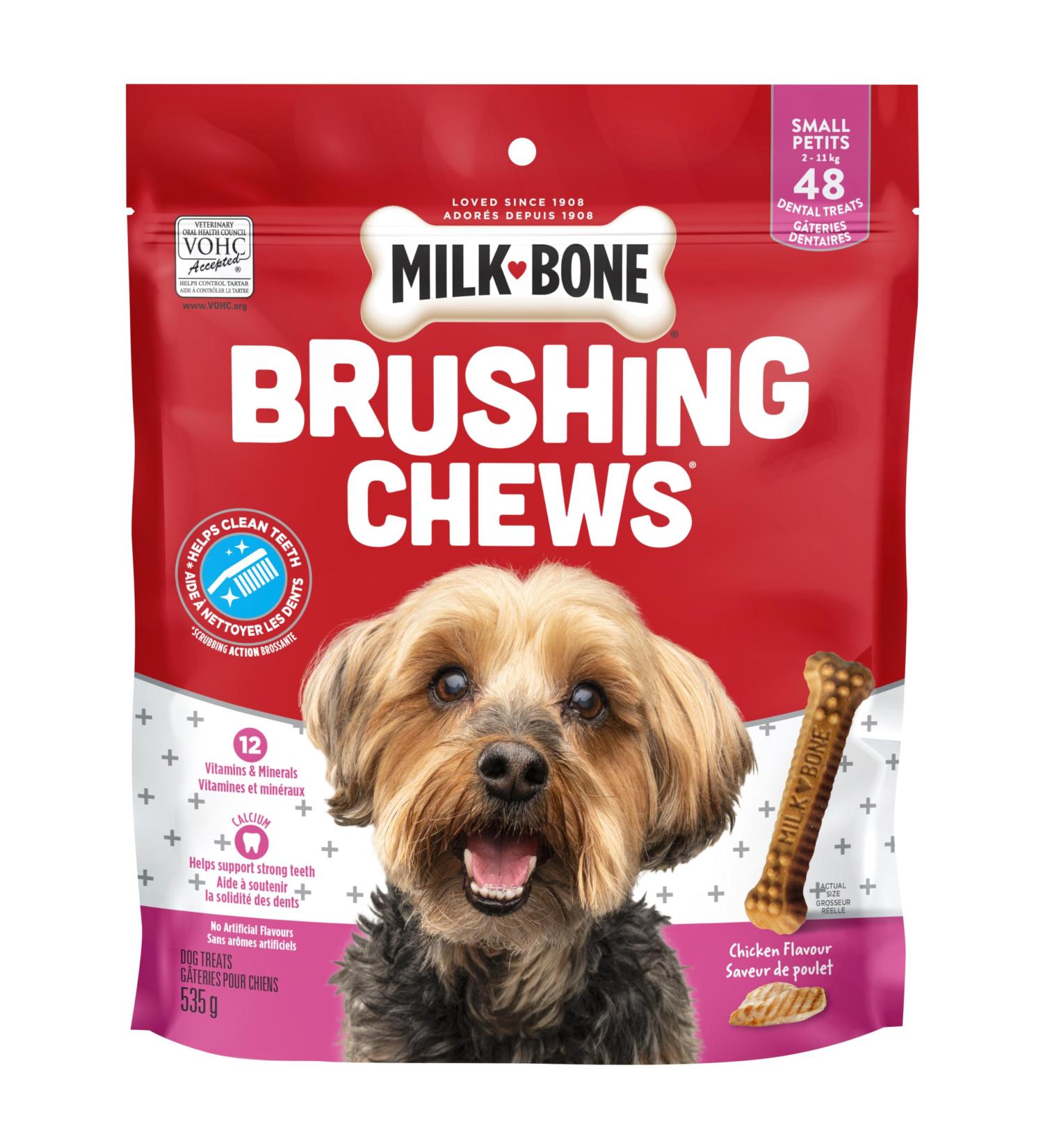 Milk-Bone Brushing Chews Dental Treats for Small Dogs Daily Oral Care 48 Treats 48 Treats Small Dog - Buy Online on GoSupps.com