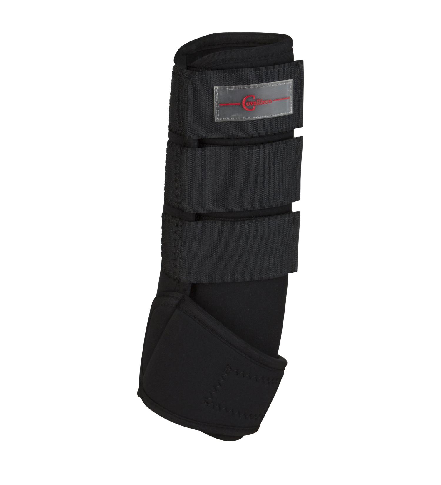 Kerbl 320132 Fetlock Boots - Set of 4 Synthetic Rubber for Thoroughbreds - Black - International Shipping Available - Buy Online on GoSupps.com