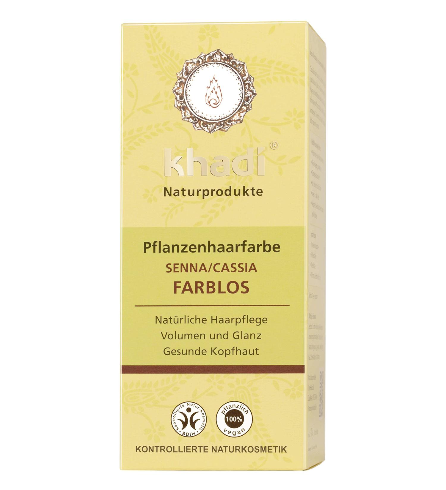 Khadi Senna/Cassia Herbal Hair Color for a Healthy Scalp 100 g