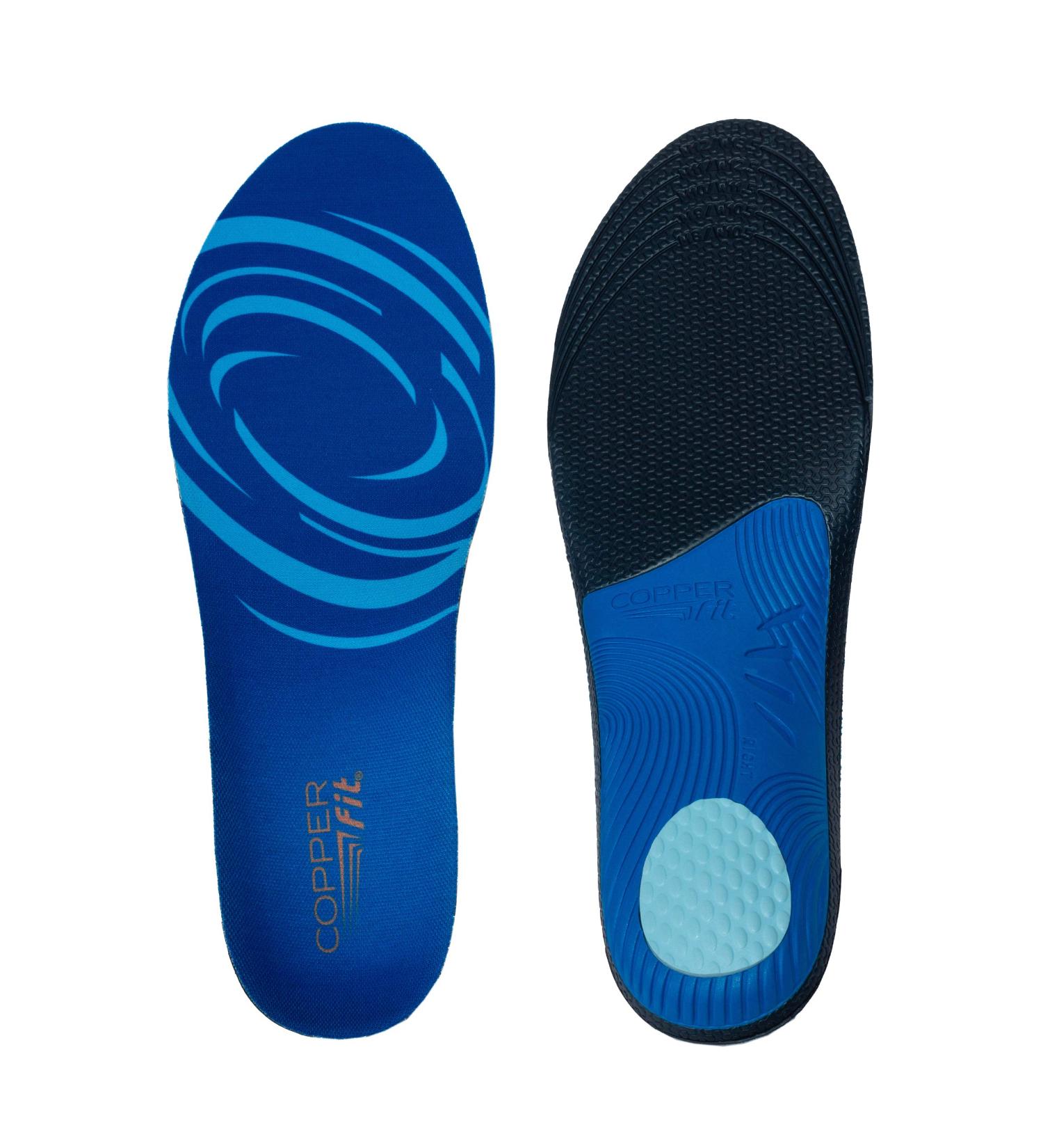 Copper Fit Men's Plantar Fascia Insoles - Blue, Size 9-13 - Buy Online on GoSupps.com