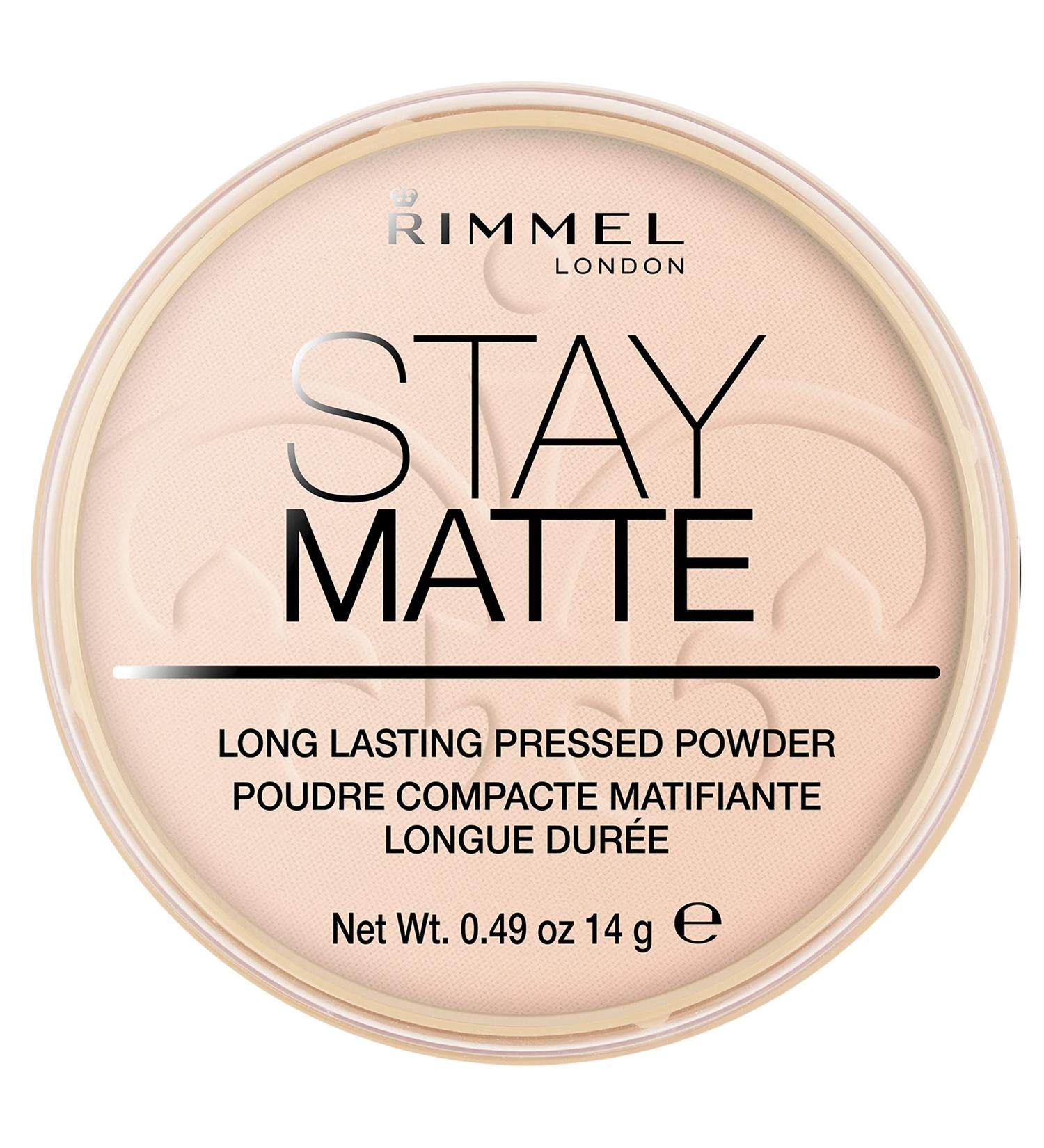 Rimmel London Stay Matte Long Lasting Pressed Powder - 002 Pink Blossom
