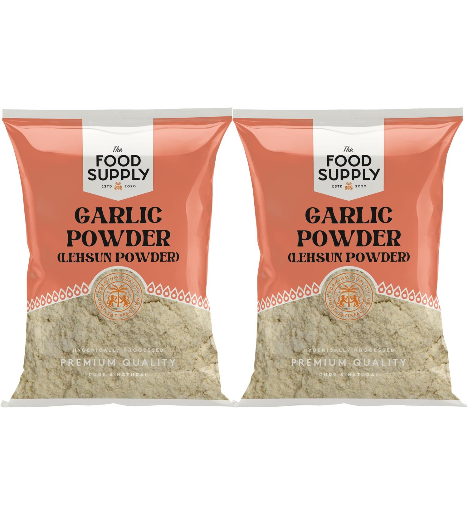 Garlic Powder 2x100g Ground Garlic Ground from Whole Dried Garlic - Finest Premium Quality | 100% All Natural | No additives or preservatives