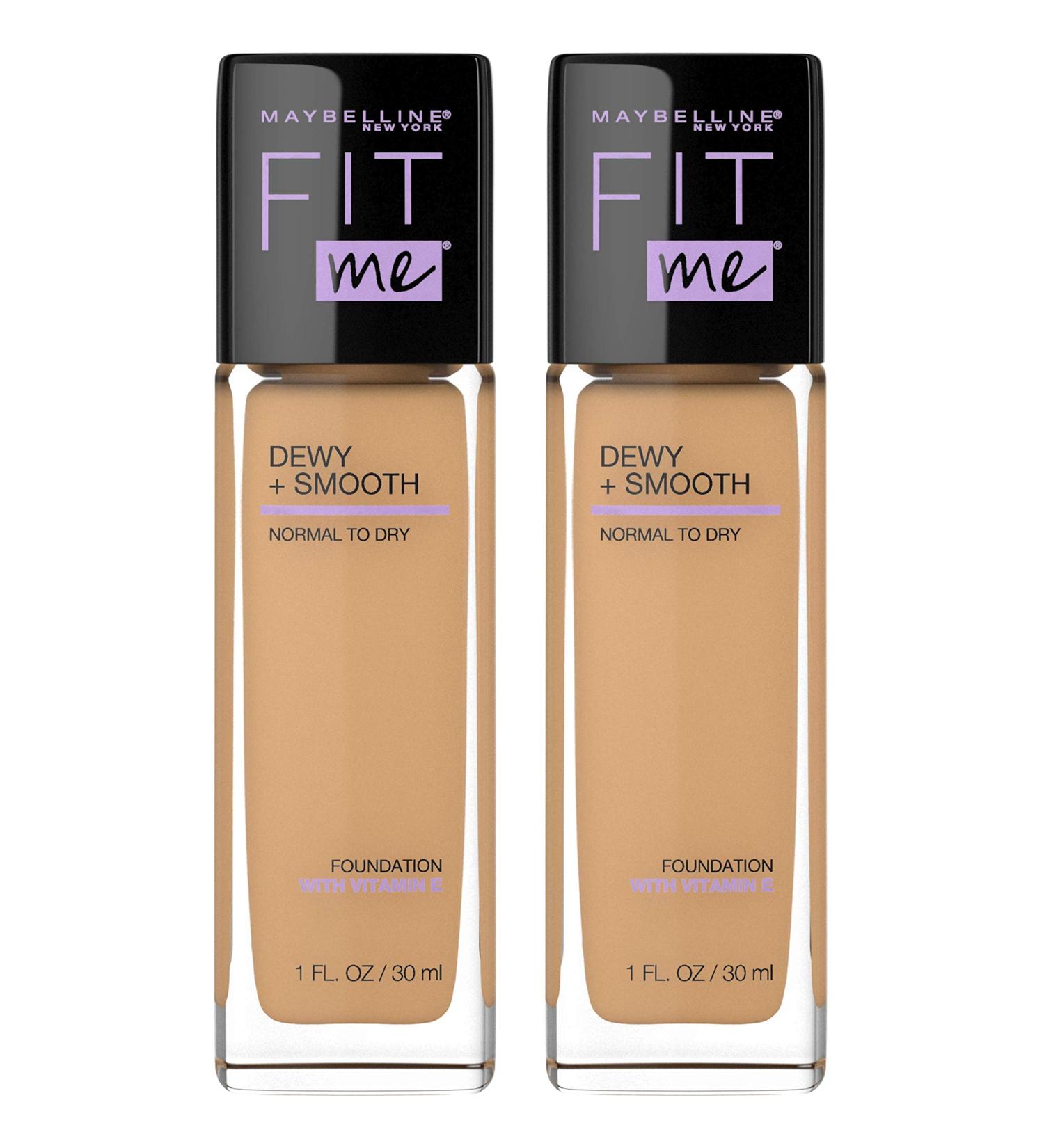 Maybelline Fit Me Dewy + Smooth Foundation 2-Pack - 228 Soft Tan - Buy Online on GoSupps.com