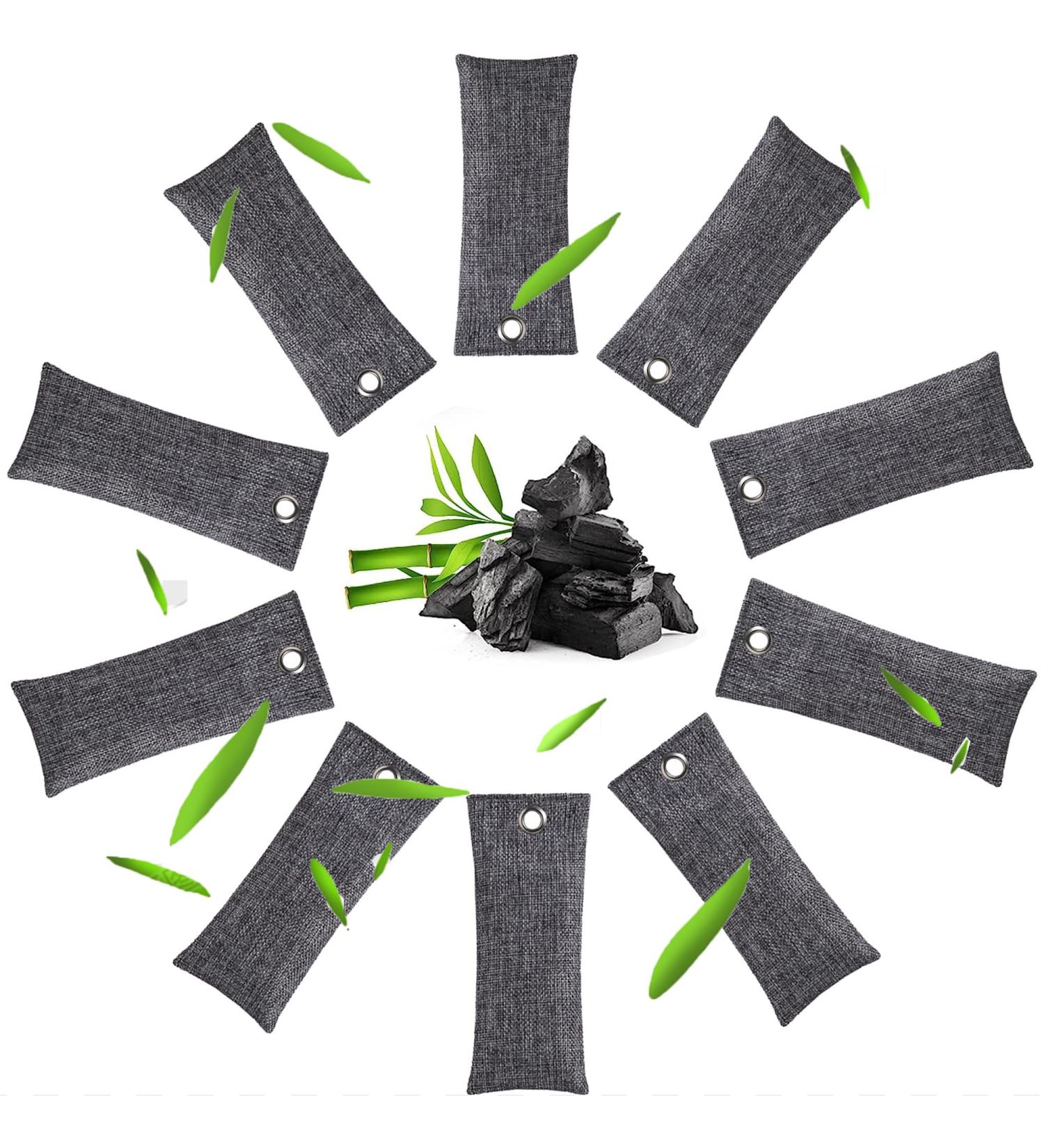 Buy WDEC 10 Packs Bamboo Air Fresh Activated Carbon - Natural Odor Remover for Home Car & Office | 850g Fresh Air Filter Bag - Buy Online on GoSupps.com