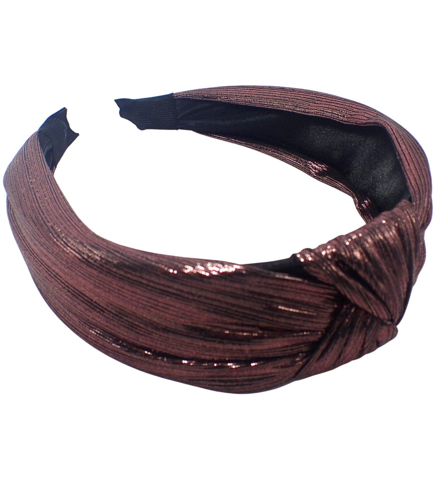 Topkids Accessories Metallic Knot Alice Bands Adult Women Hair Accessories for Women Hair Bands for Women Thick Headband Womens Headbands Head Bands Adult Women Wide Headbands (Rose) Rose Pink - Buy Online on GoSupps.com