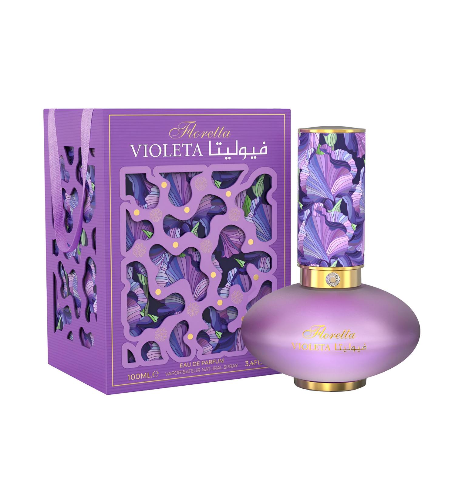 Floretta Violeta by Emper Eau de Parfum for Women 3.4 fl. oz /100ml Jasmine Sambac Cashmeran Amber Notes - Buy Online on GoSupps.com