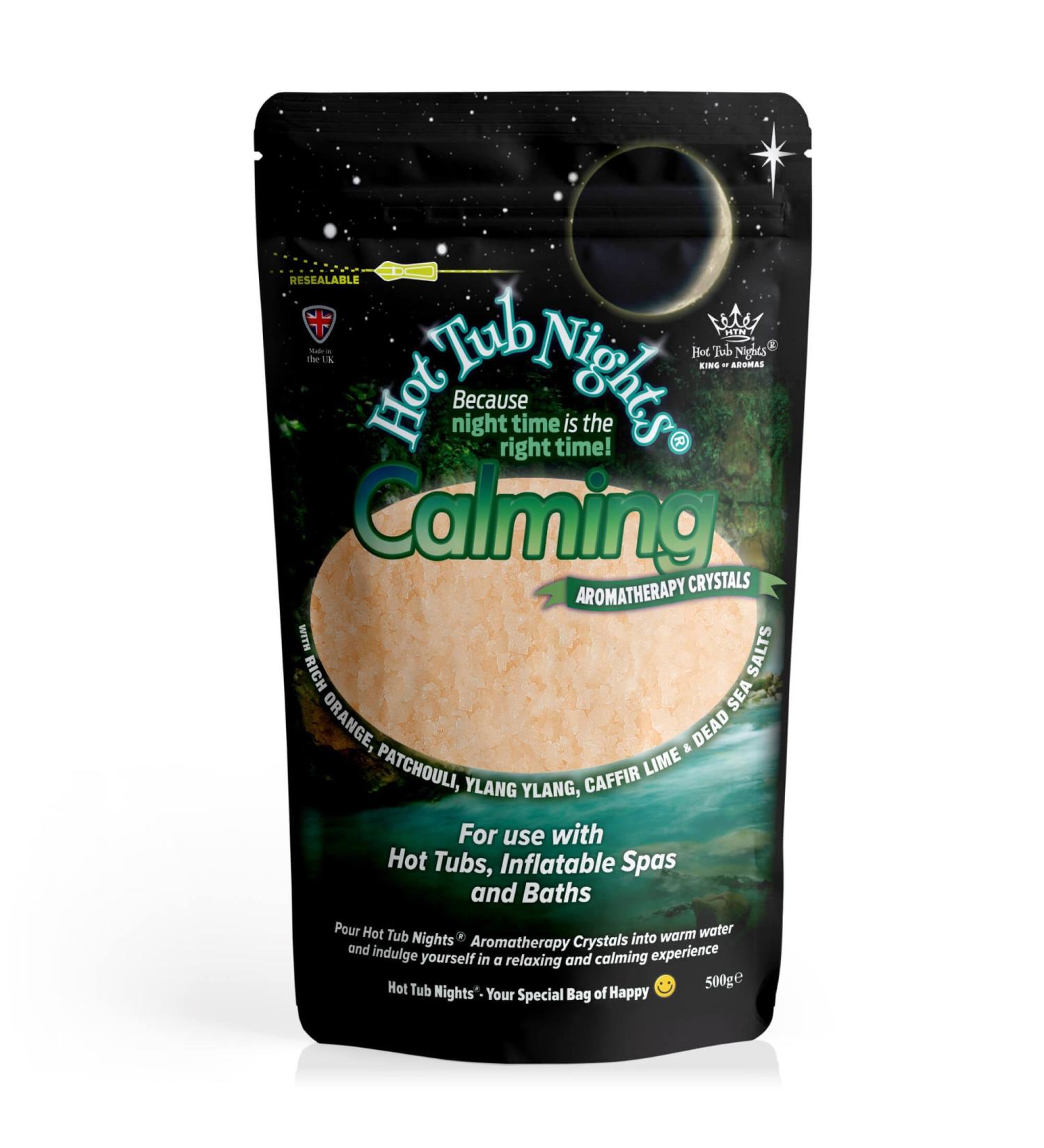 Hot Tub Nights (Calming Aromatherapy Crystals Vegan (500g) - Buy Online on GoSupps.com