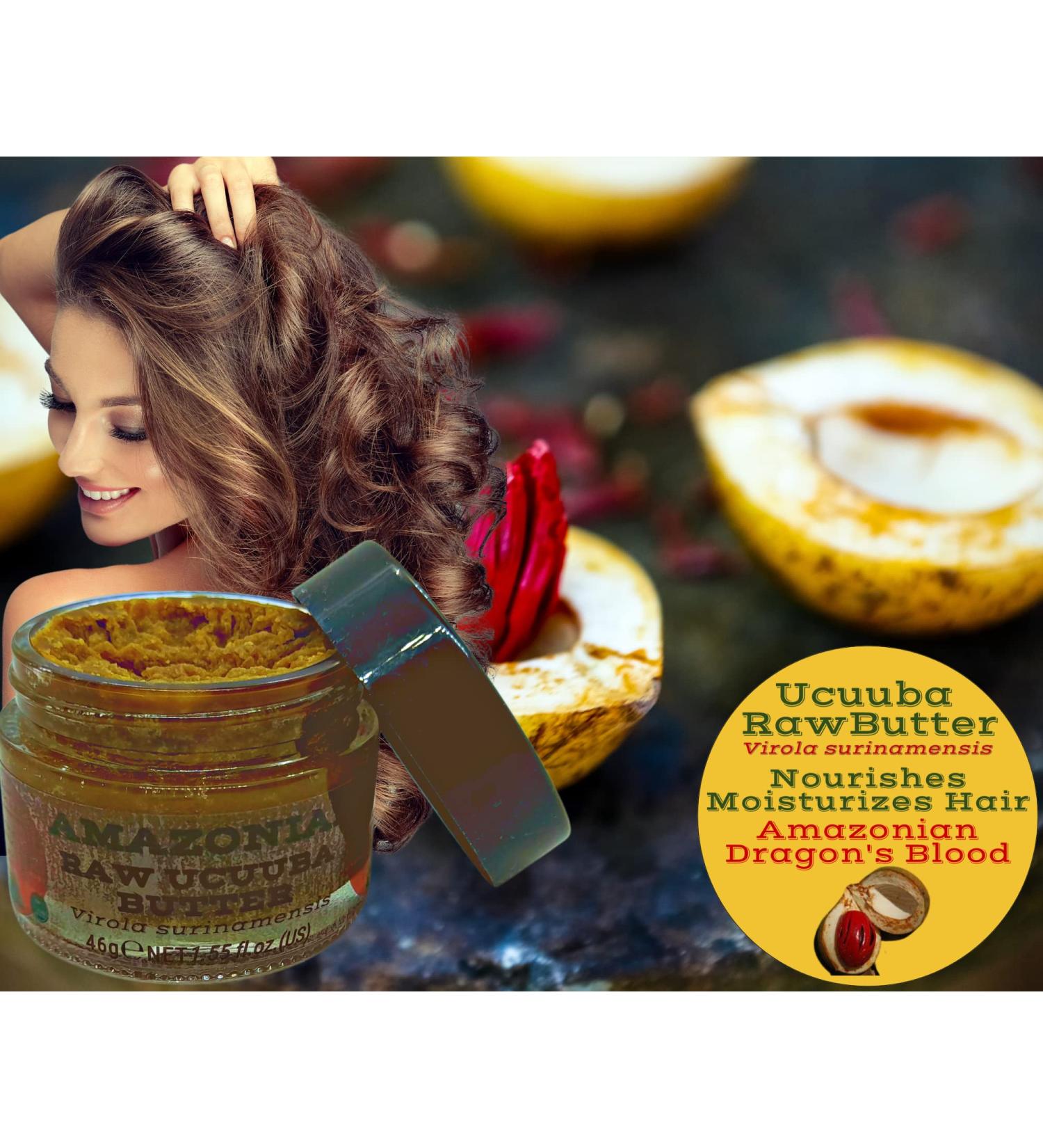 Nativilis Amazonian Raw Ucuuba Butter (Virola surinamensis) - Nourishes Moisturizes Hair Restores Elasticity - Repairs Damaged Scalp keeping Healthy Amazonian Dragon's Blood Copaiba - Buy Online on GoSupps.com