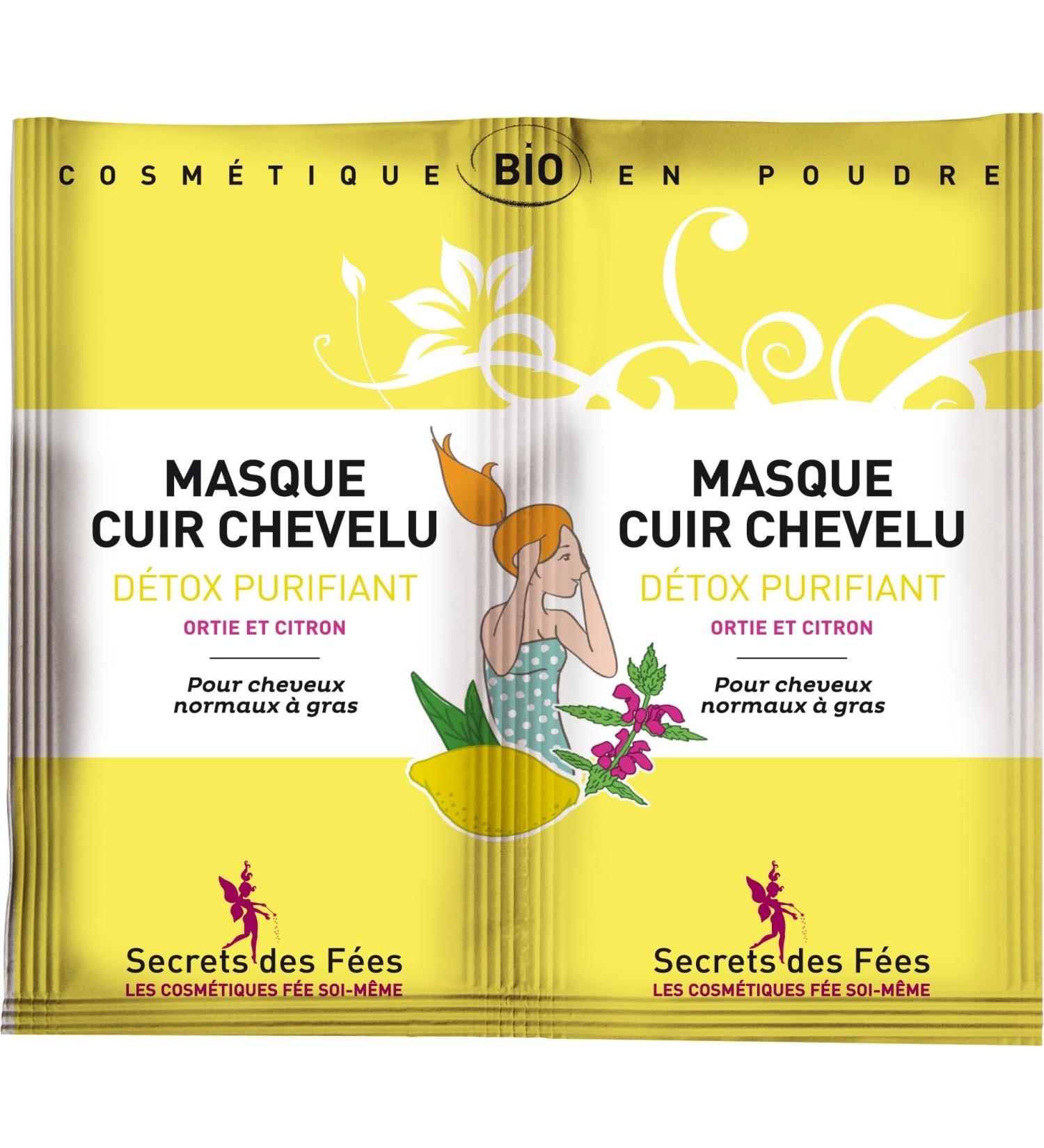 Secrets des Fées Organic Purifying Detox Scalp Mask 2 x 8 g