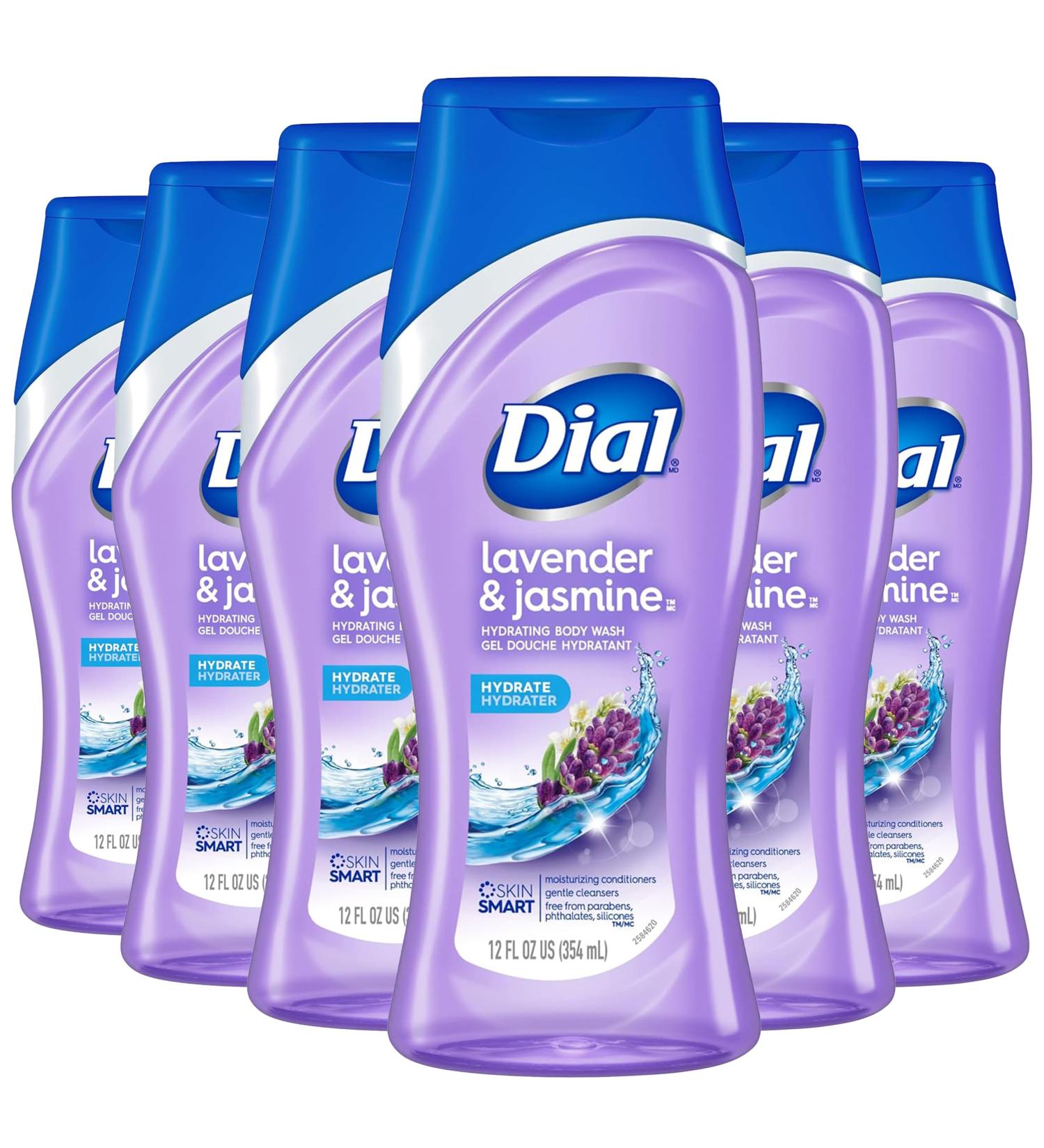 Buy Dial Body Wash Lavender & Jasmine | 12oz Pack of 6 | International Shipping Available - Buy Online on GoSupps.com