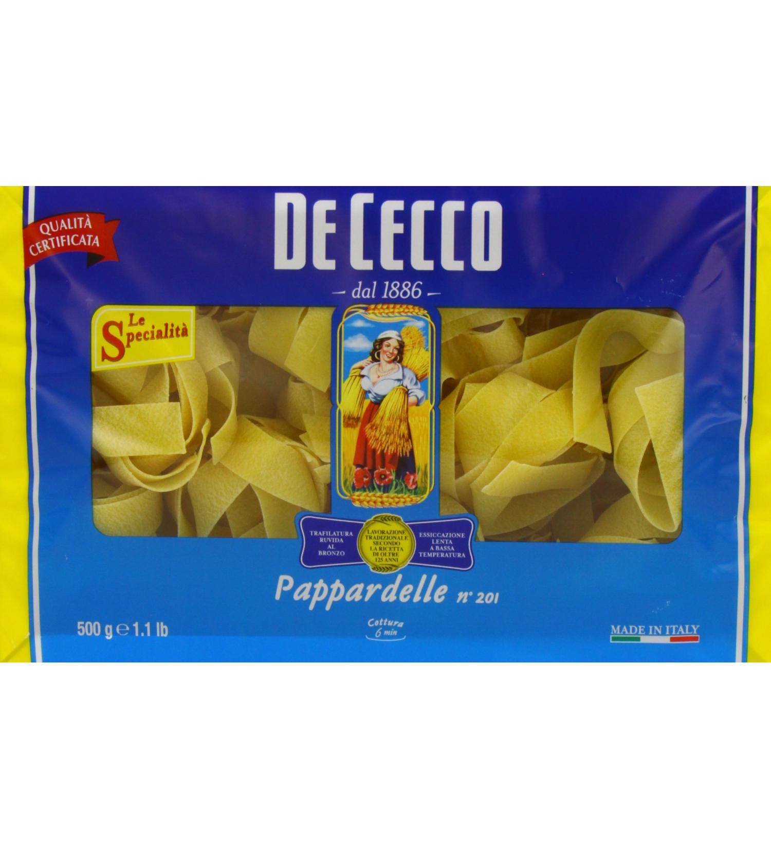 Premiere De Cecco Pappardelle Pasta 500 g - Buy Online on GoSupps.com