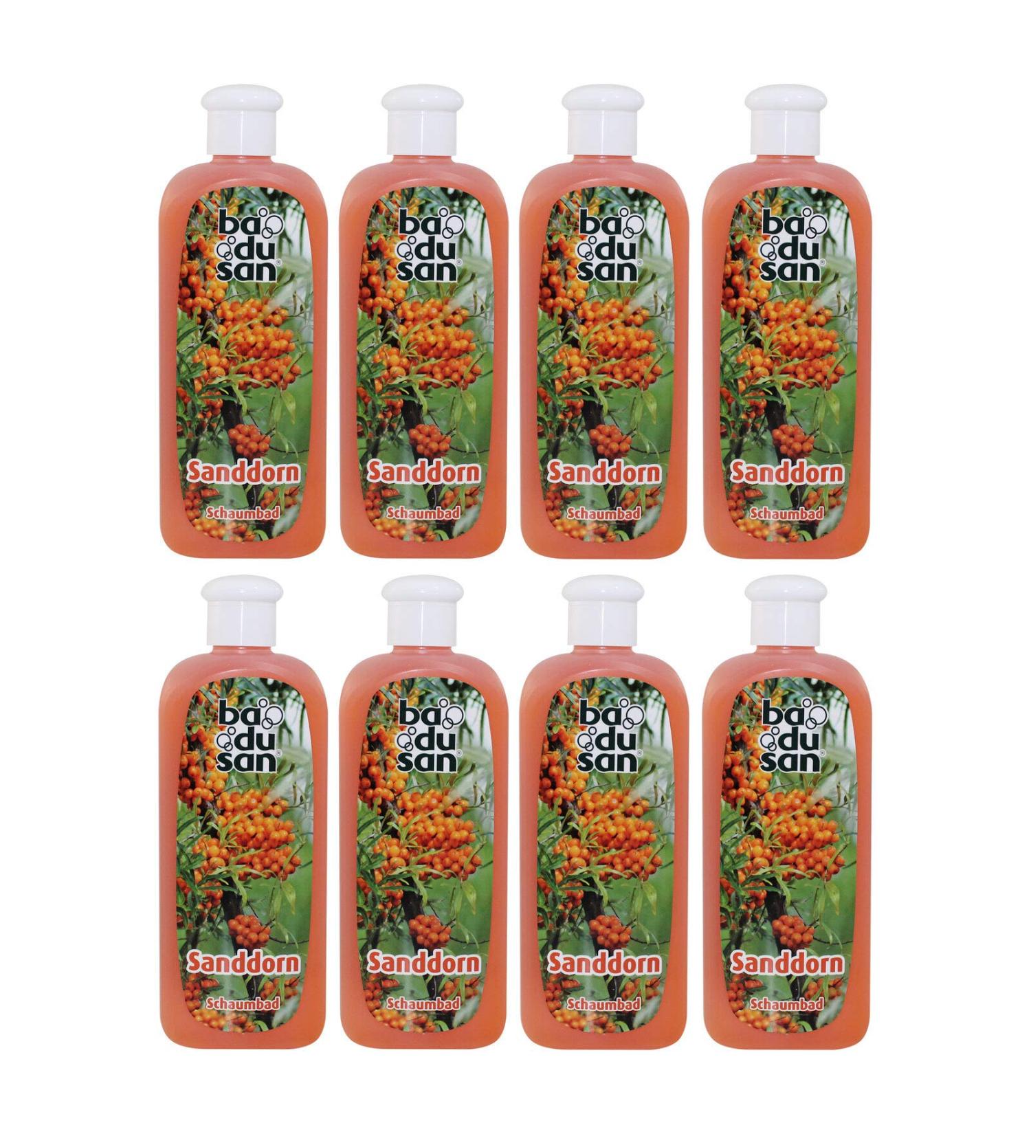 Pack of 3 Badusan Bath Additive Foam Bath - Sea Buckthorn 8 x 500 ml | International Shipping Available - Buy Online on GoSupps.com