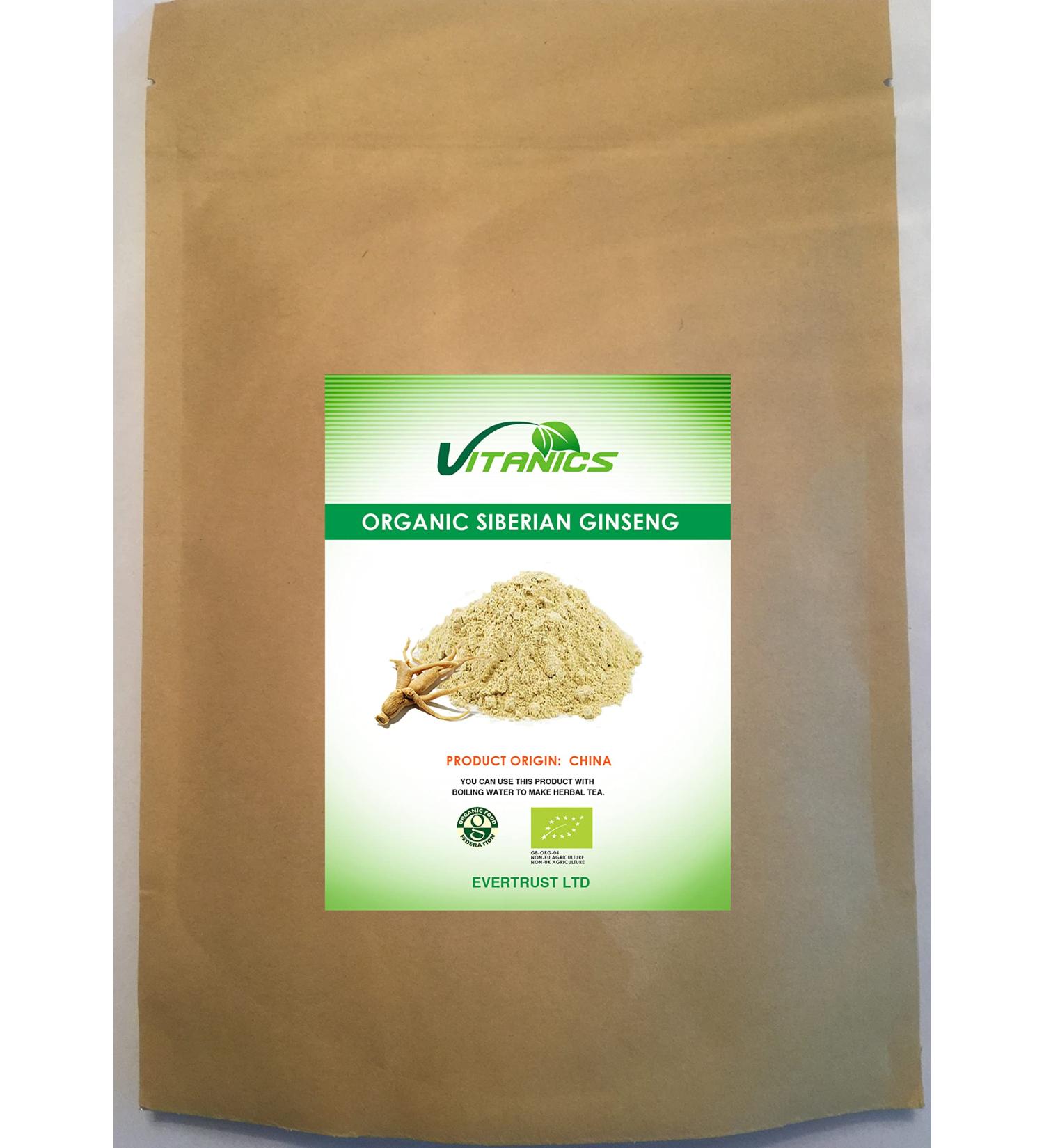 Vitanics Organic Siberian Ginseng Powder (400g)