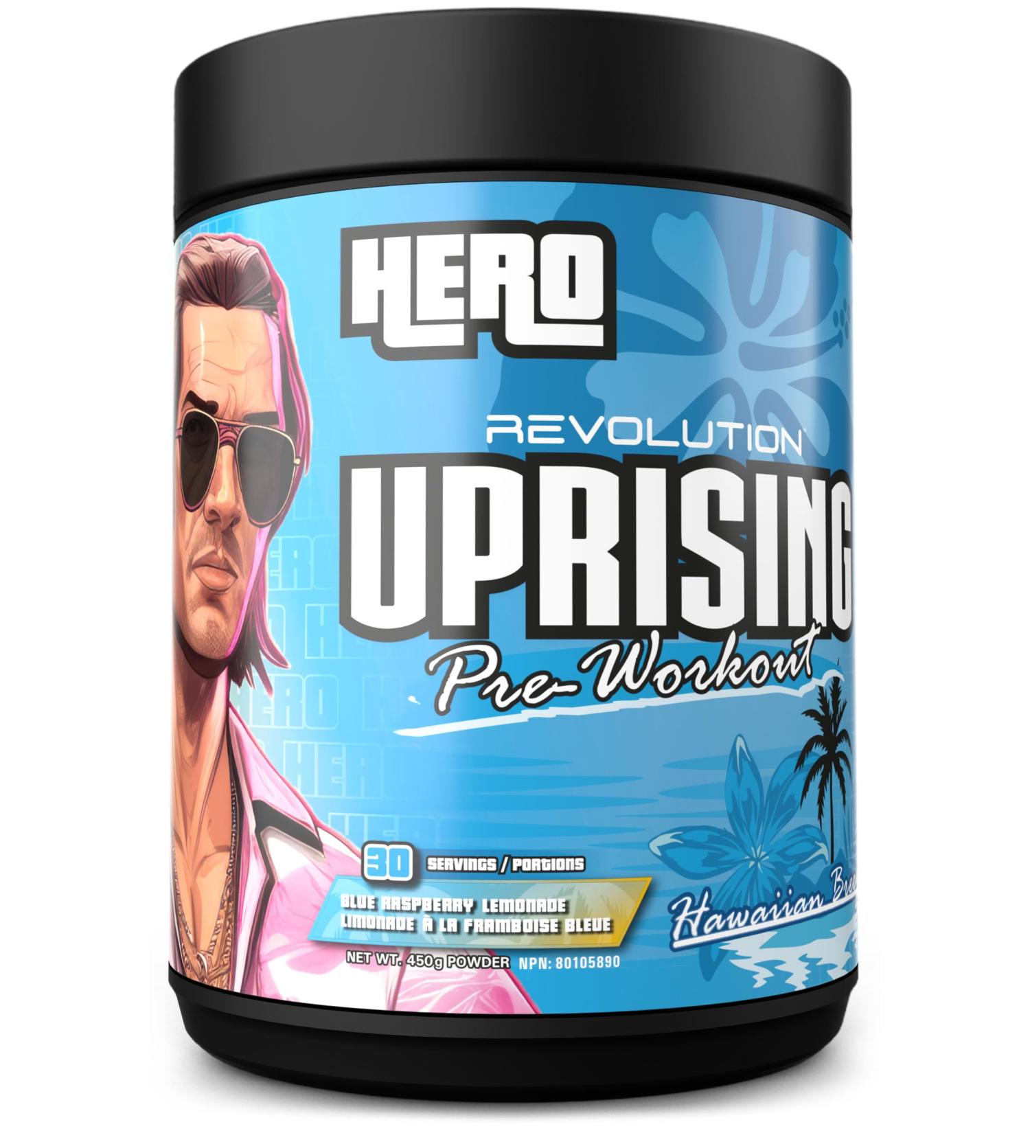 Revolution Nutrition Uprising Hero Citrulline Malate 2:1 DMAE Lion's Mane Caffeine For Men & Women 450g 30 Servings Blue Raspberry Lemonade Blue Raspberry Lemonade 450g - Buy Online on GoSupps.com