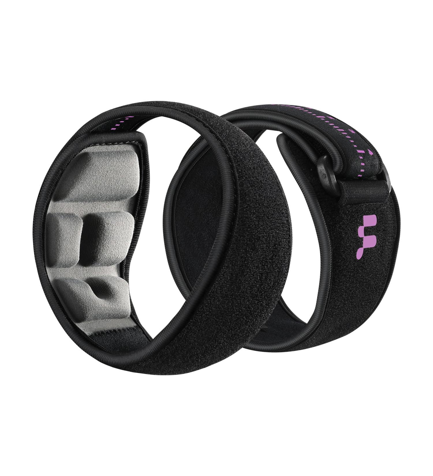 Fitomo 3D Air Cushioned Tennis Elbow Support Strap - Violet | Tendonitis Relief for Men & Women - Buy Online on GoSupps.com