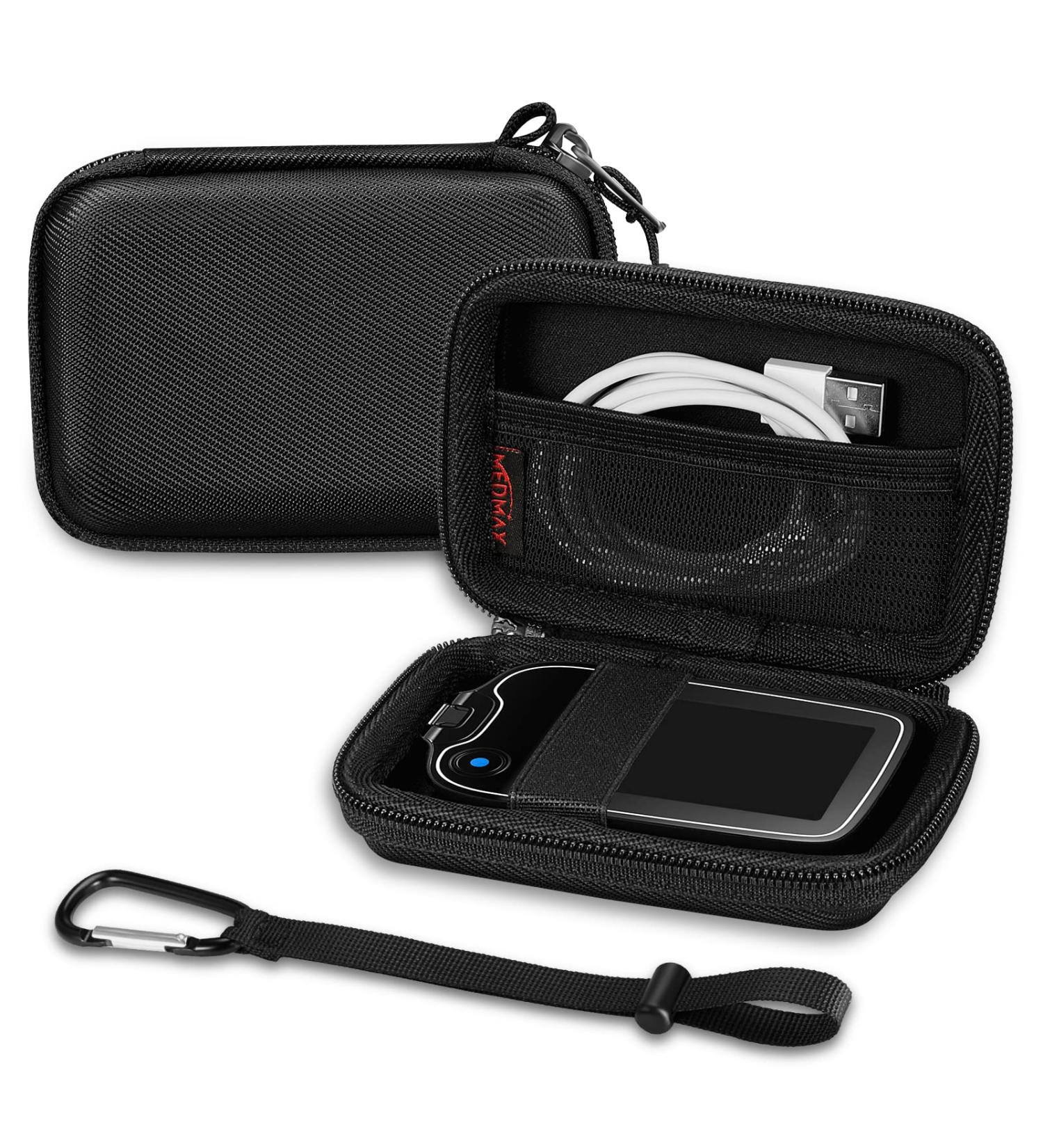 Hard Shell Protective Case for Freestyle Libre 3/2 Reader - Lightweight & Shockproof Diabetic Storage Case (Black) - Buy Online on GoSupps.com